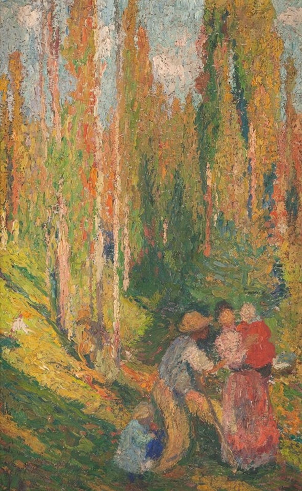 L’été, scène champêtre by Henri Martin