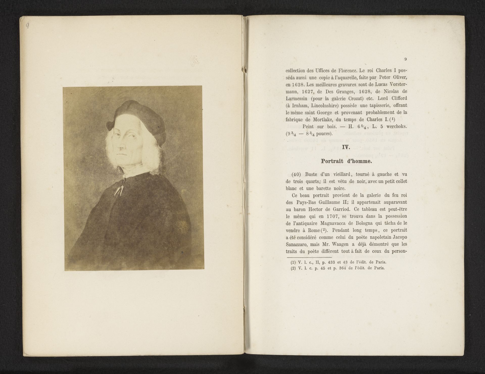Fotoreproductie van een geschilderd portret van een onbekende man door Rafaël by Ch. Müller & Co