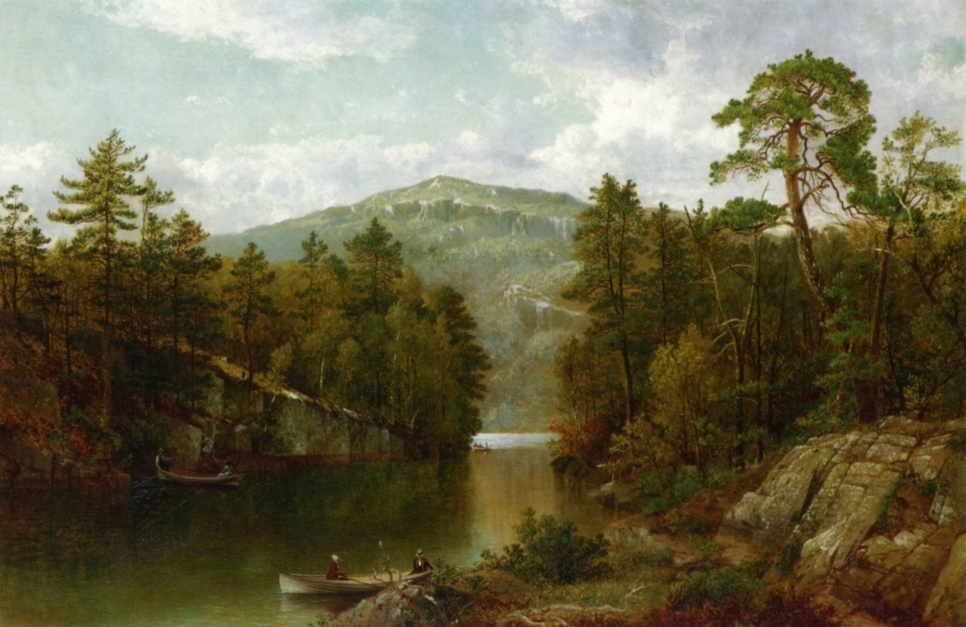 A View on Lake George by David Johnson