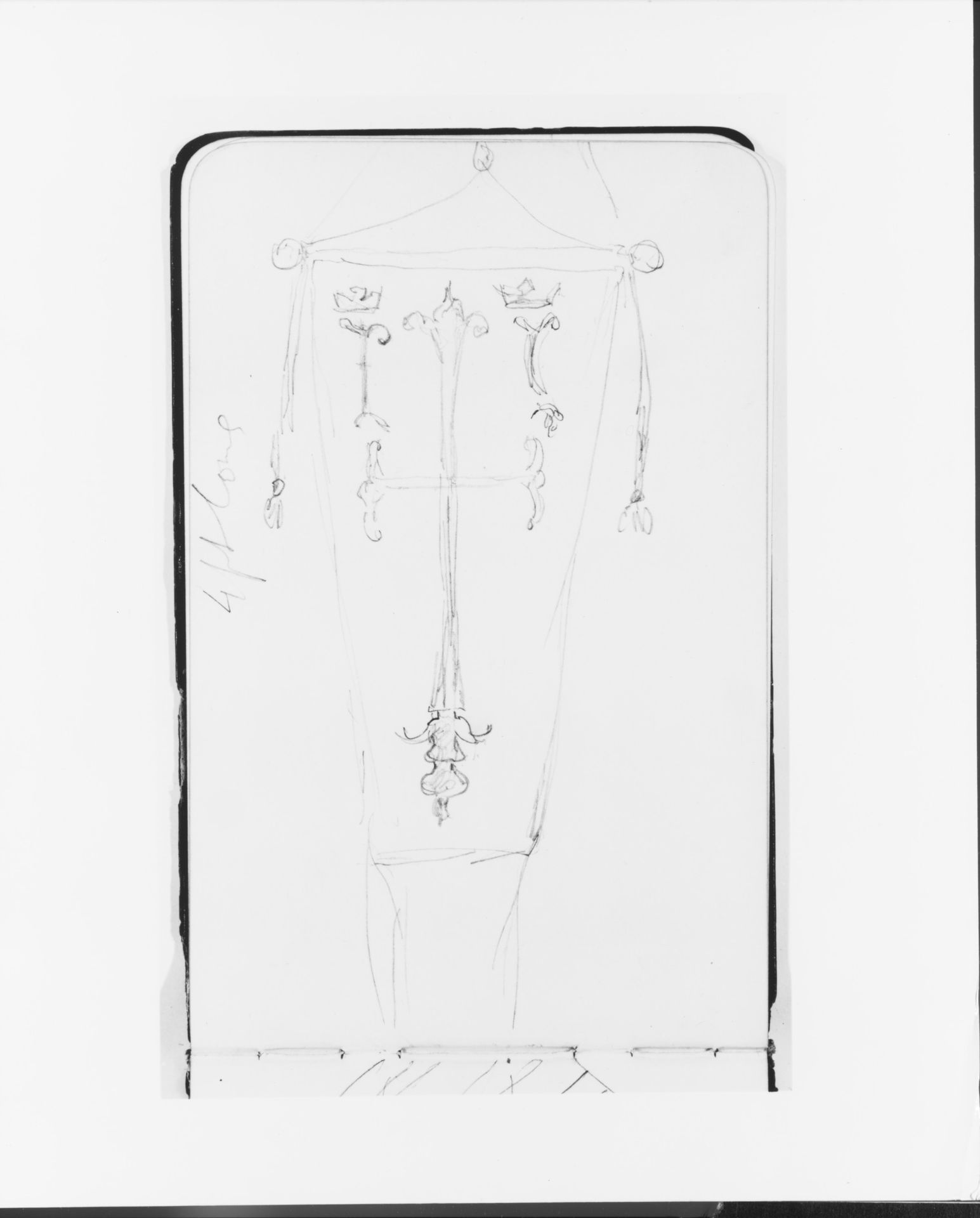 Standard (from Sketchbook) by Albert Bierstadt