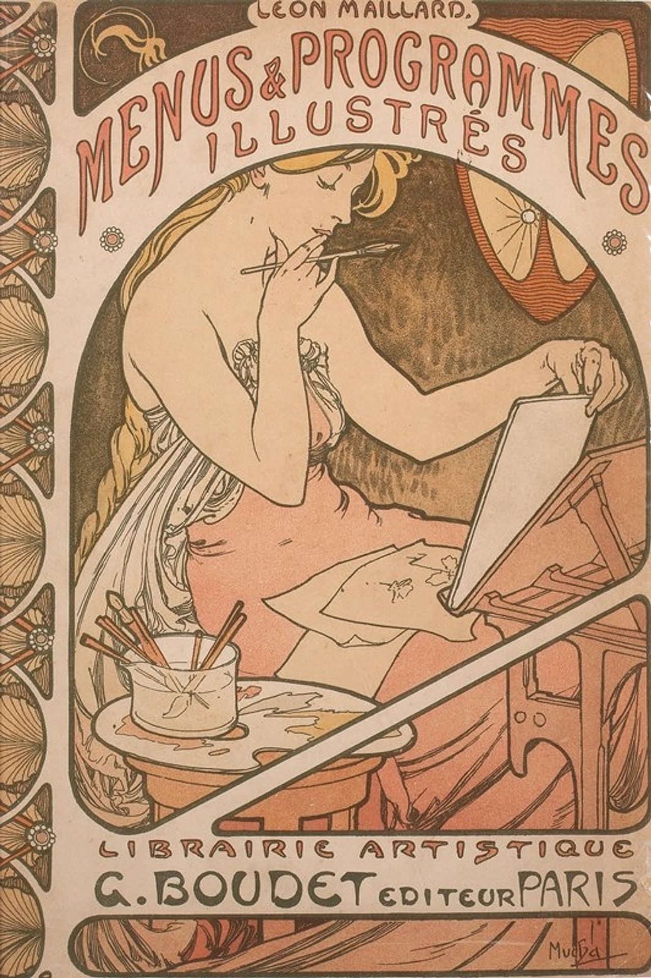 Les Menus and Programmes Illustres by Alphonse Mucha