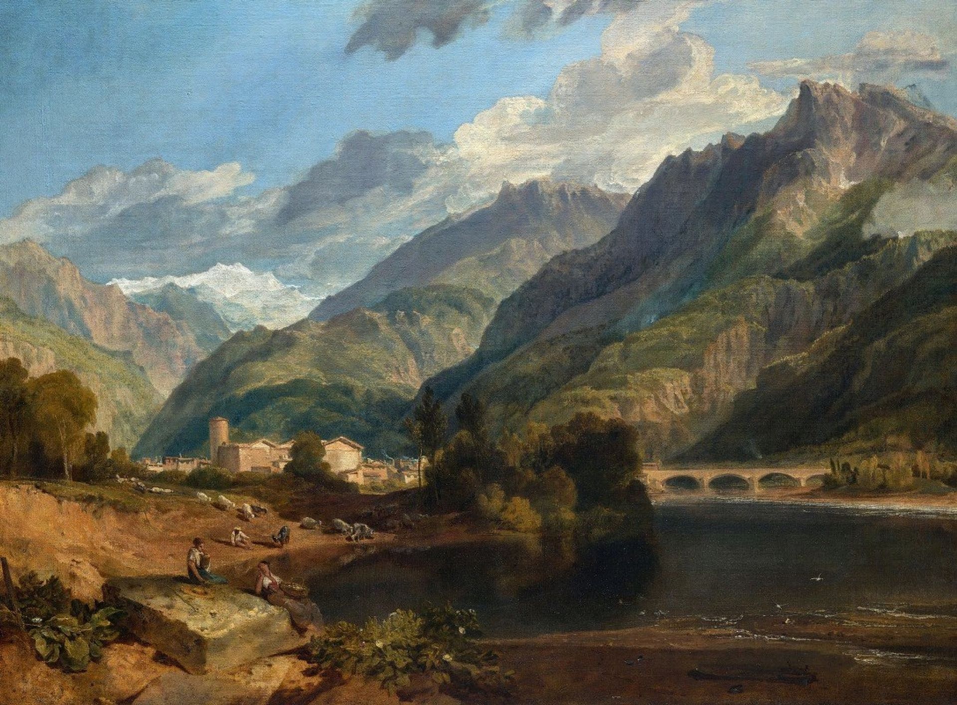 Bonneville, Savoy by Joseph Mallord William Turner