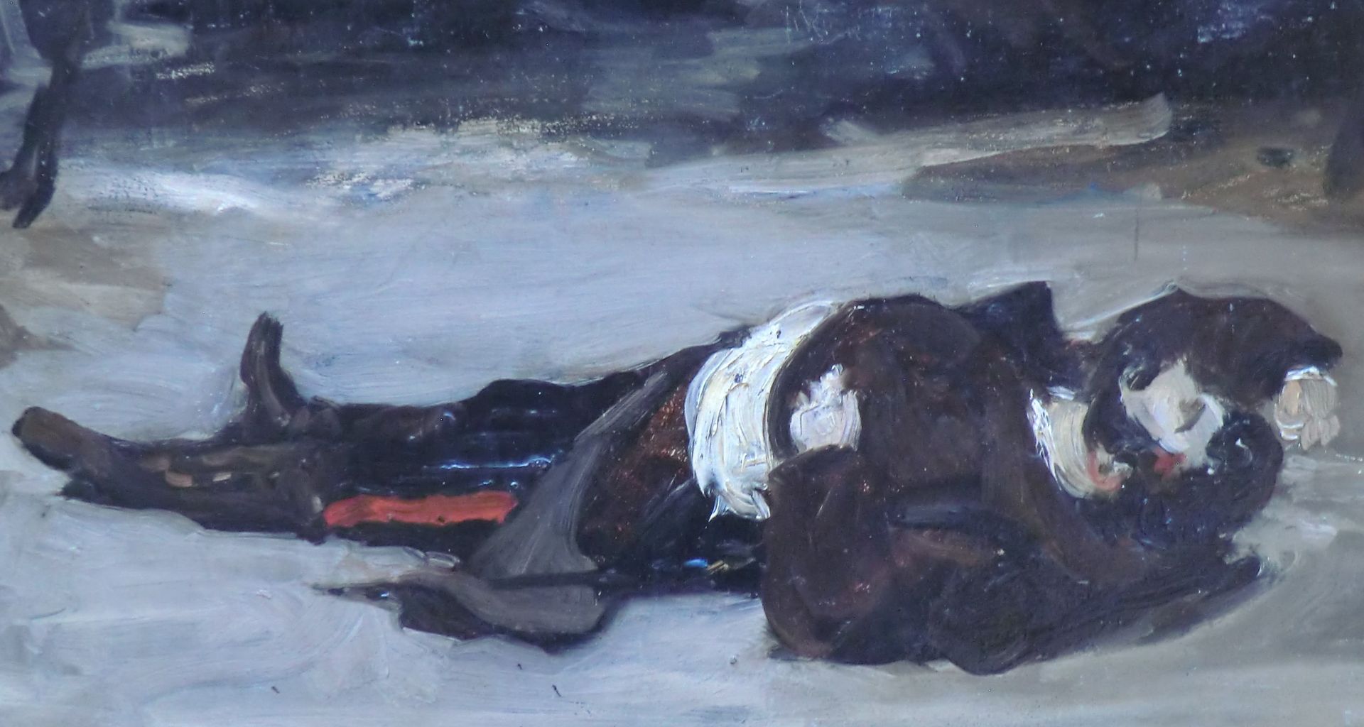 Henri Regnault Dead on the Field of Battle by Carolus-Duran