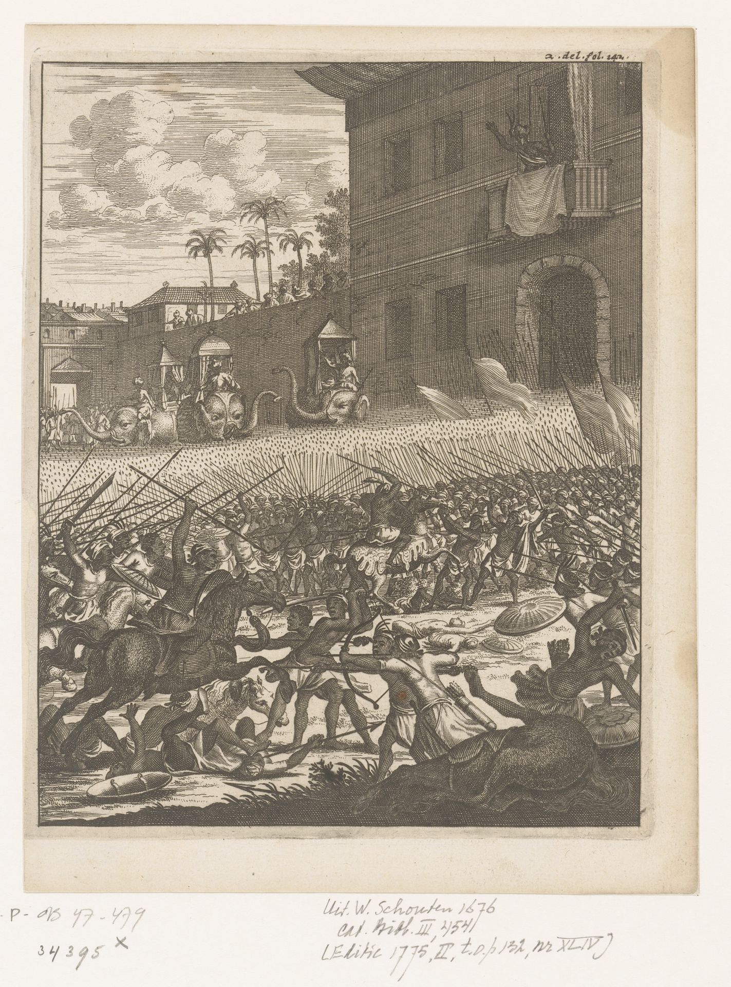 Paleis van de Sultan van Mataram aangevallen by Anonymous