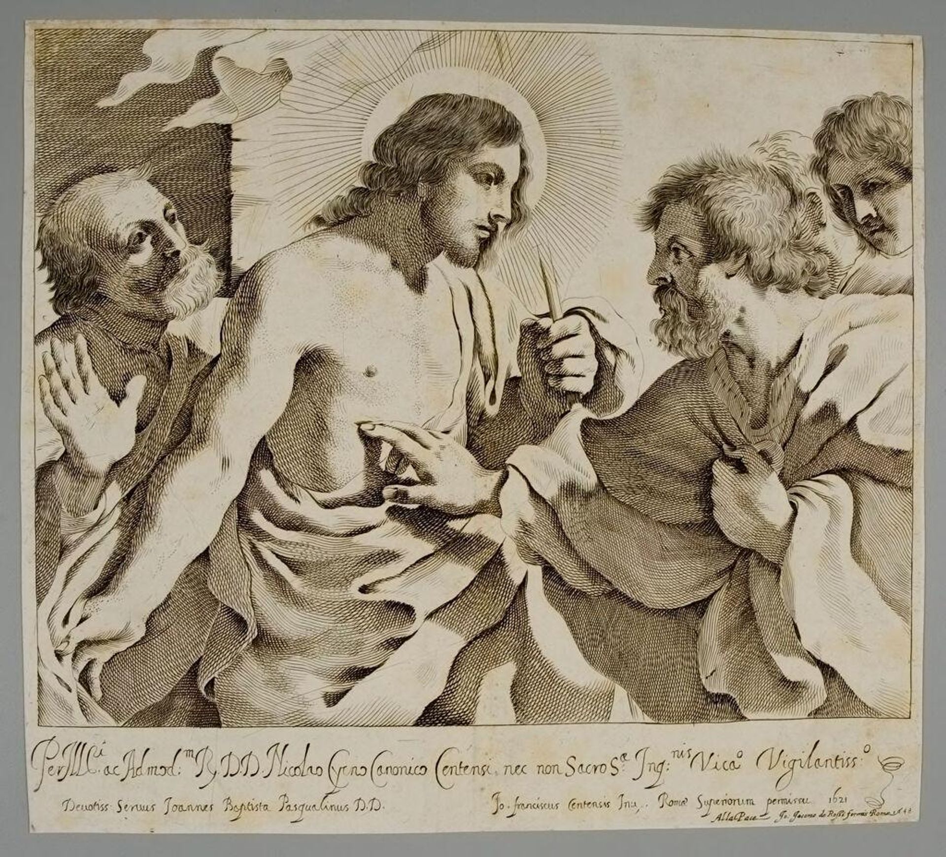 Incredulity of Thomas by Giovanni Battista Pasqualini