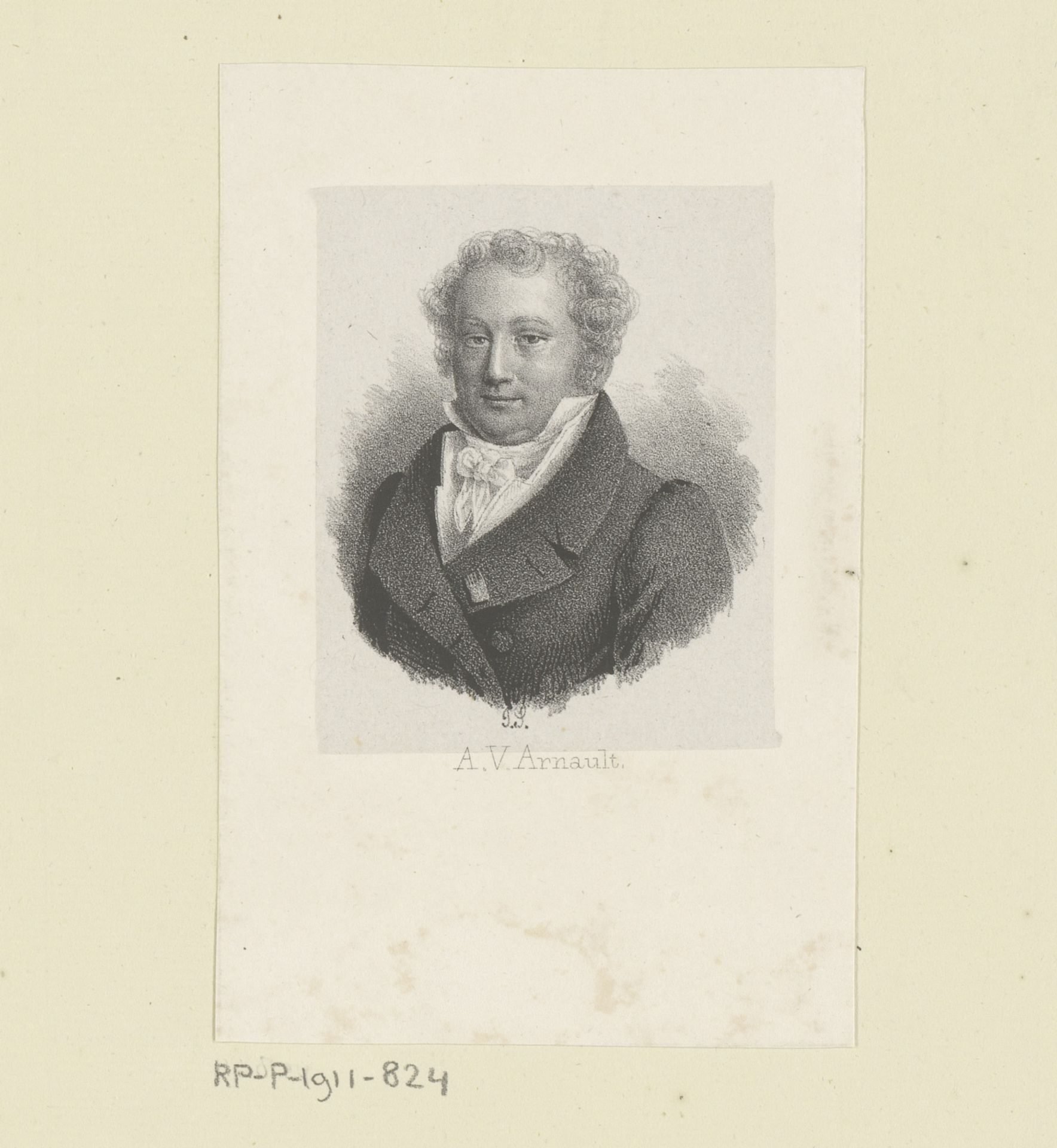 Portret van Antoine-Vincent Arnault by Joseph Schubert
