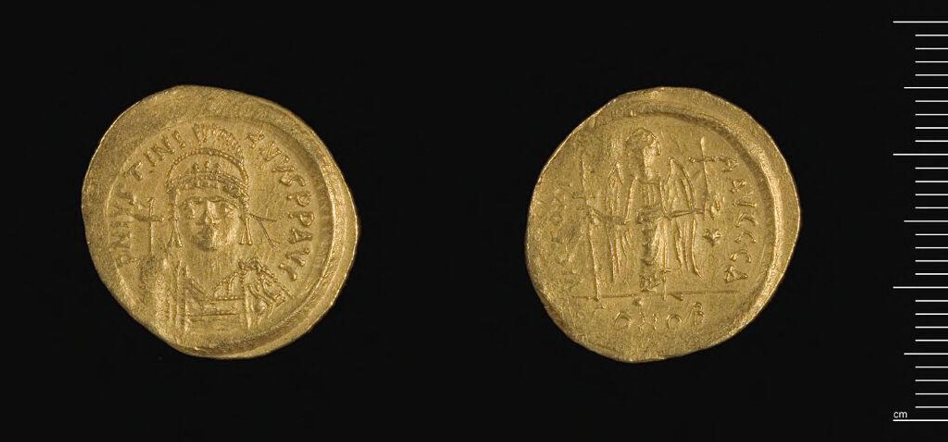 Coin of Justinian I by Justinian I