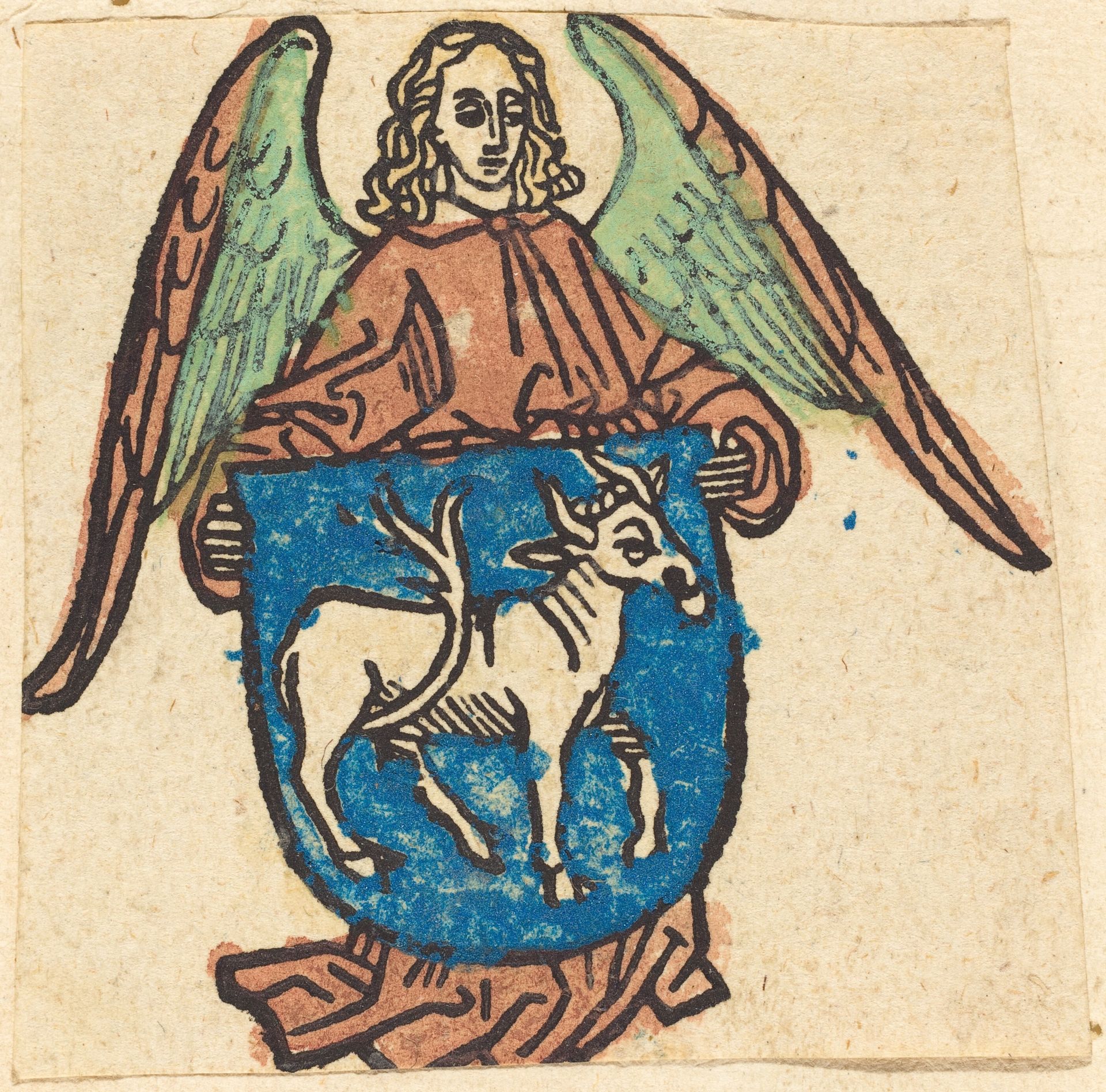Bookplate of Hilprand Brandenburg of Bibrach by Anonymous