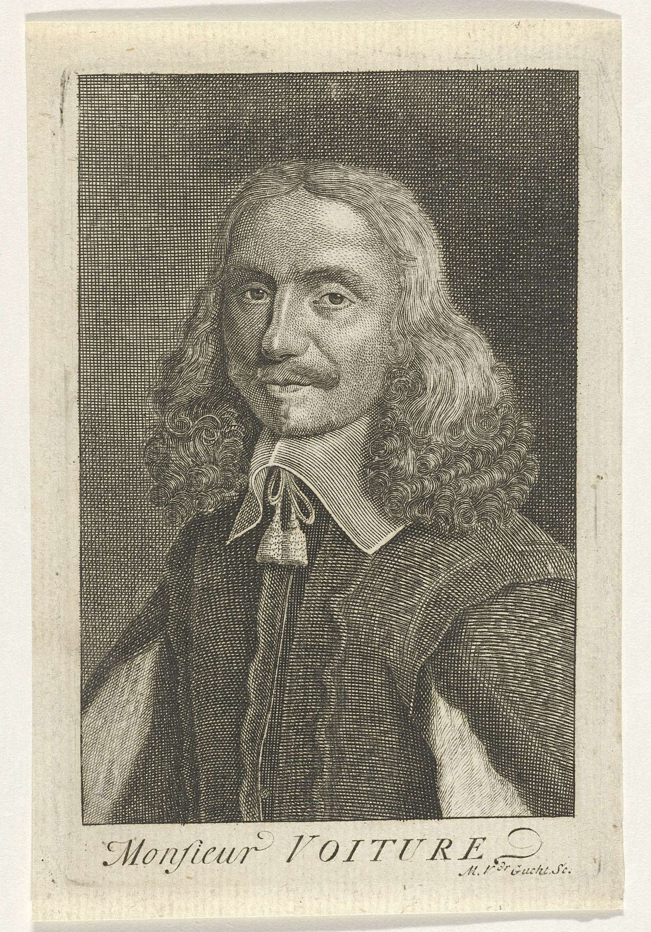 Portret van monsieur Voiture by Michiel van der Gucht