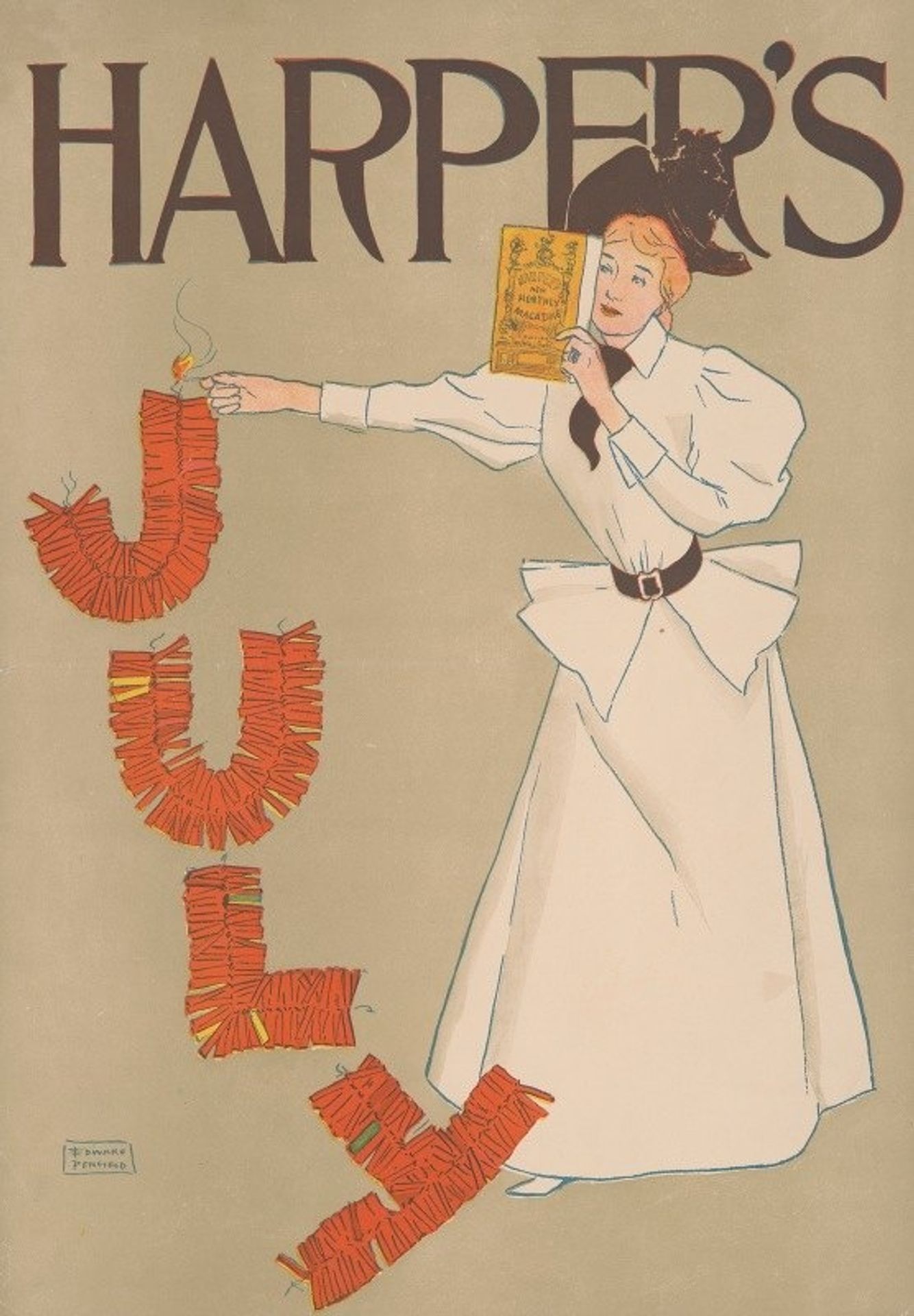 Harper’s July by Edward Penfield