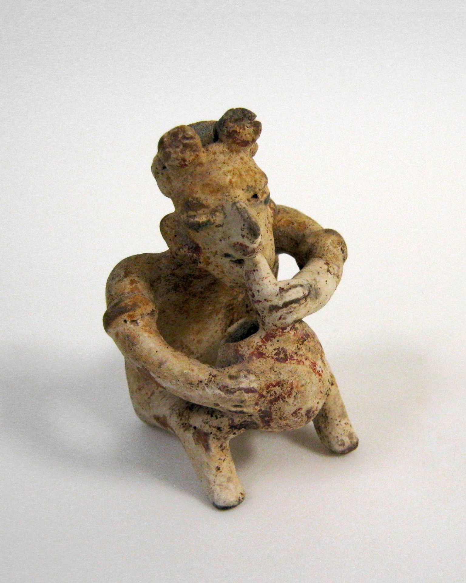 Ceremonial jug player by Nayarit