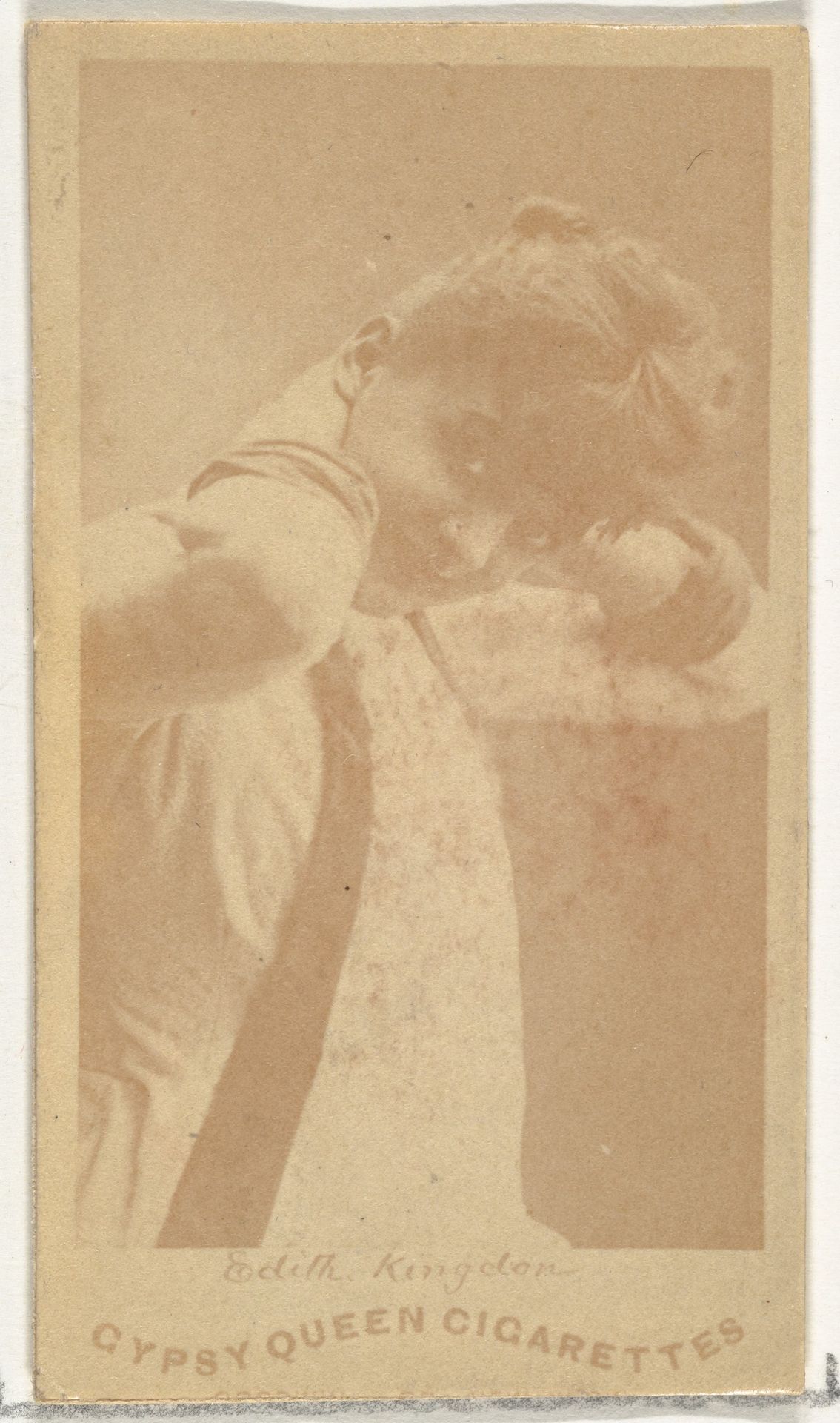Edith Kingdon, from the Actors and Actresses series (N171) for Gypsy Queen Cigarettes by Goodwin & Company