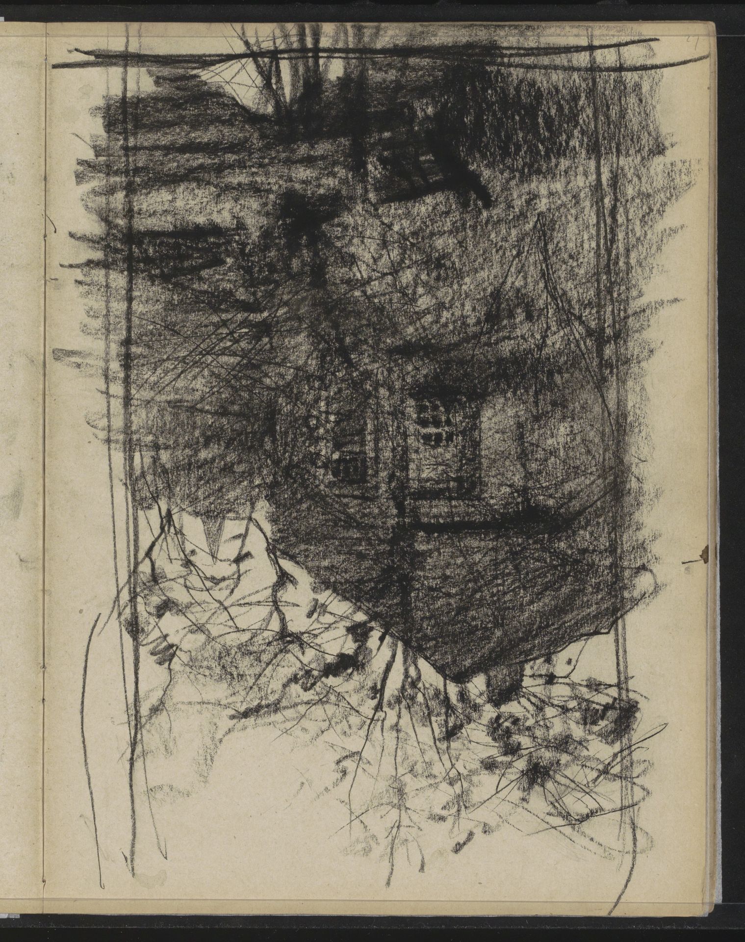 Bebouwing, mogelijk te Diepenheim by Willem Witsen