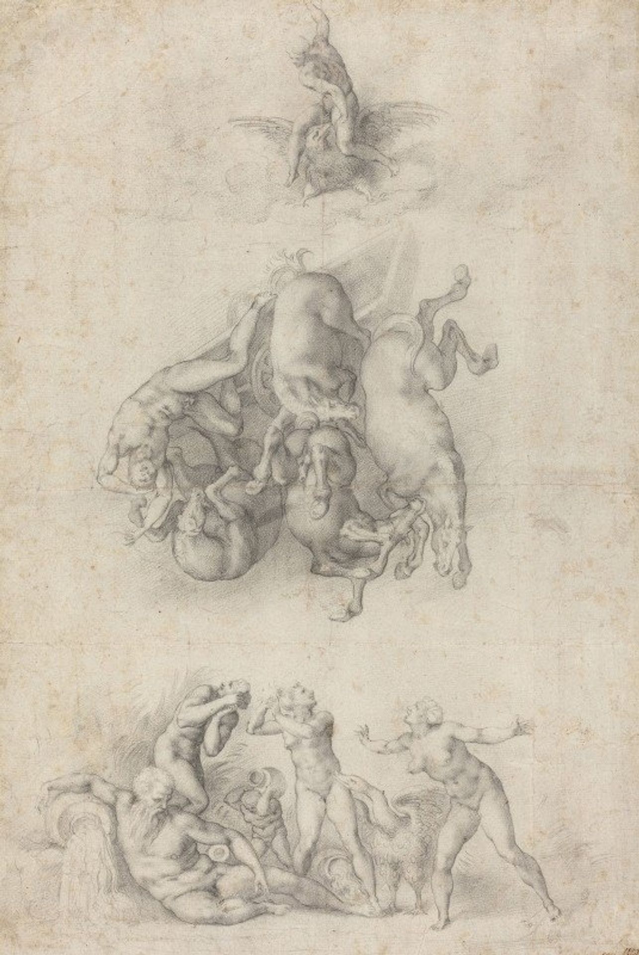 The Fall of Phaethon by Agnolo Bronzino