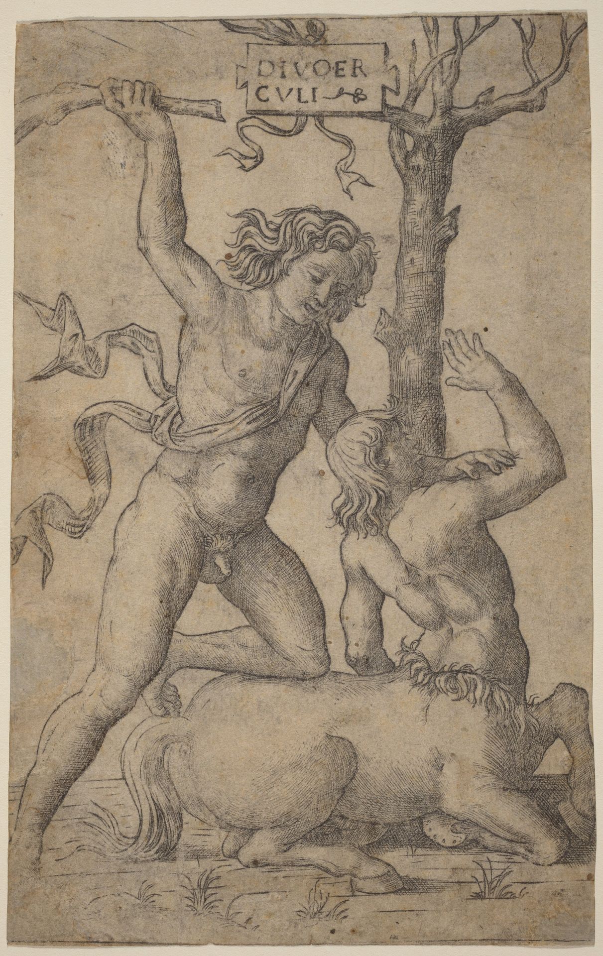 Hercules and Nessus by Marcantonio Raimondi