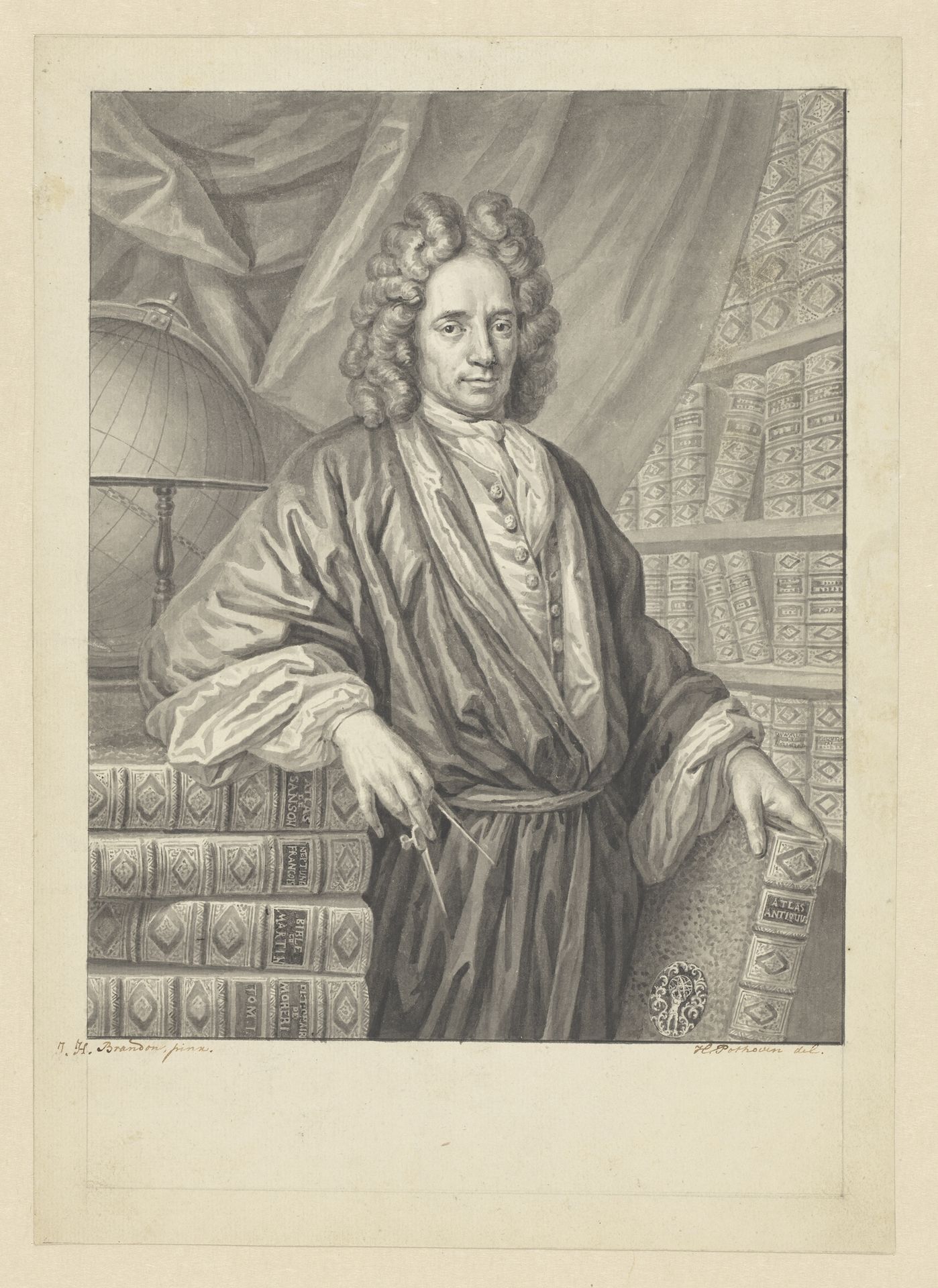 Portret van Pieter Mortier I by Hendrik Pothoven