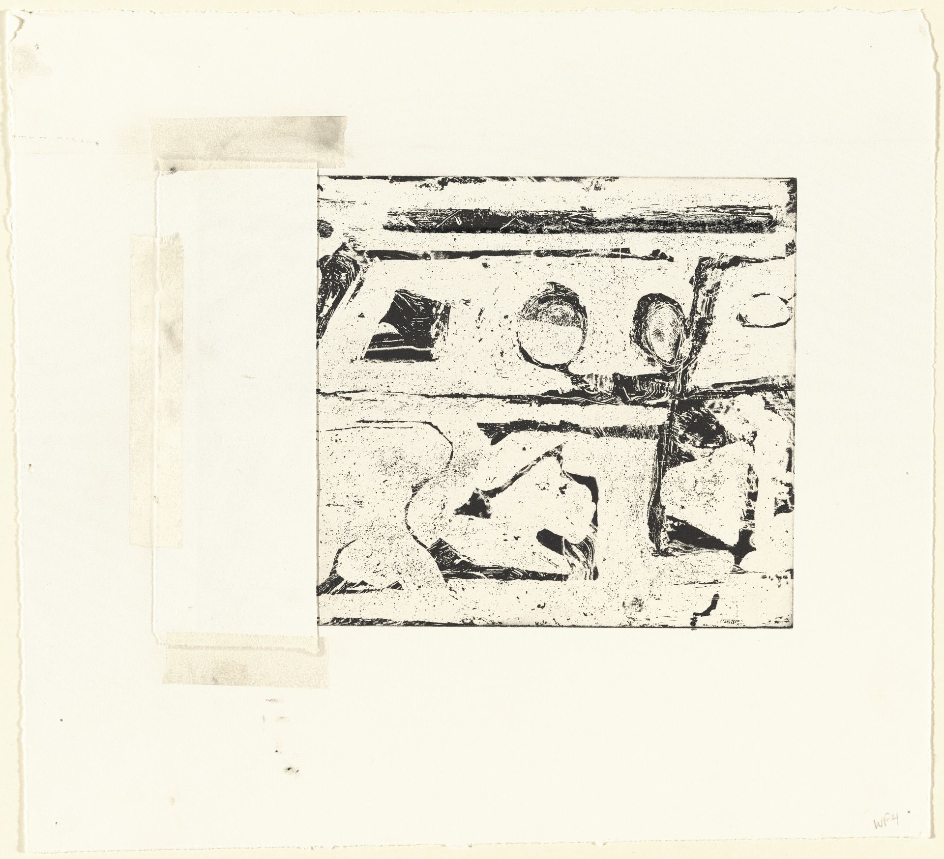 Oui (working proof 4) by Richard Diebenkorn