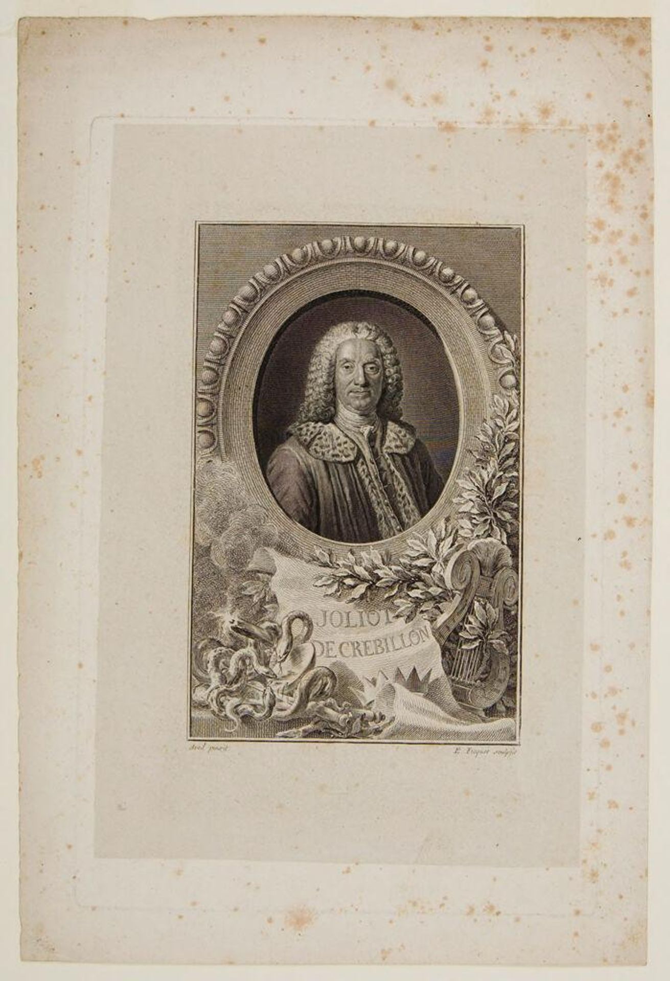 Prosper Jolyot de Crebillon by Ãtienne Ficquet