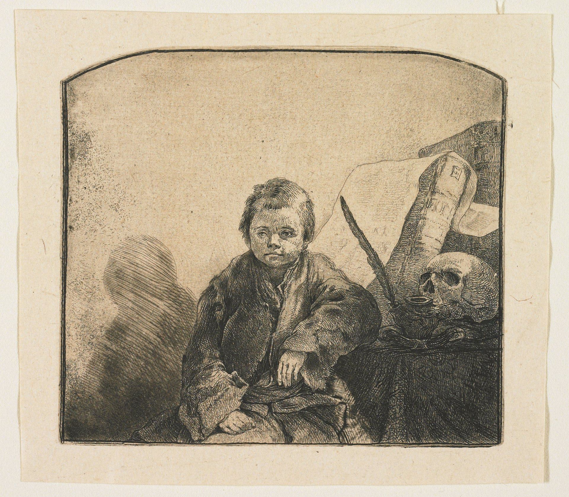 The Little Philosopher by Jean-Pierre Norblin de la Gourdaine