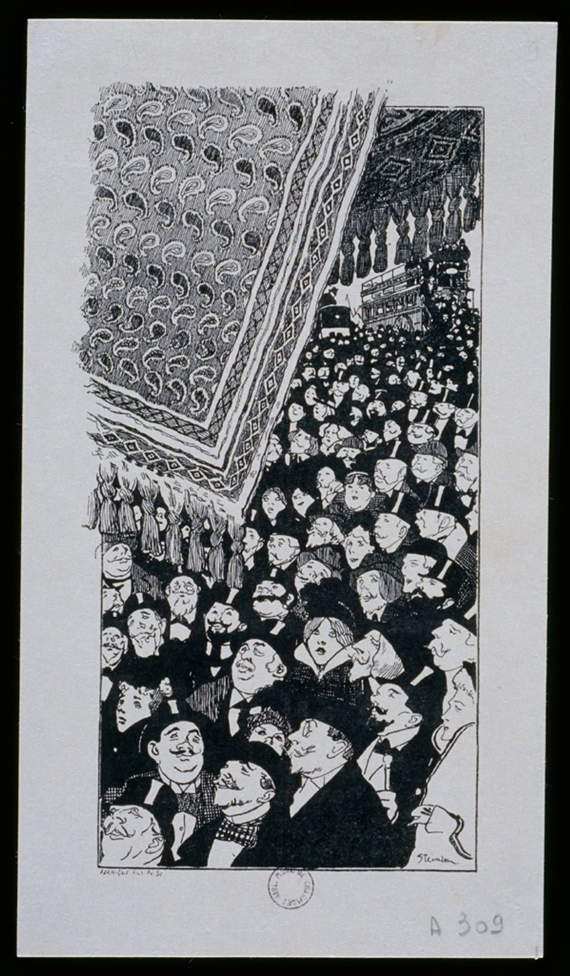 Tapis Clichy by Théophile Alexandre Steinlen