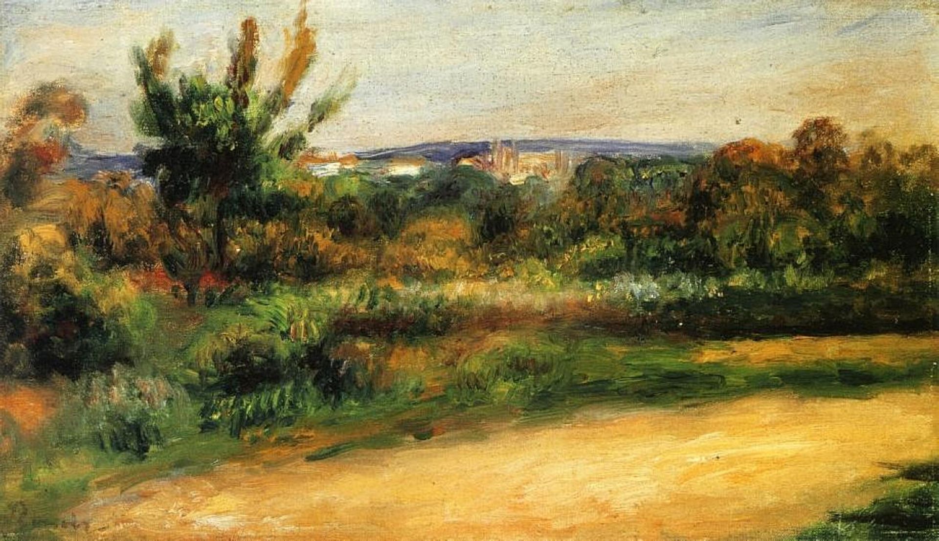 Midday Landscape by Pierre-Auguste Renoir