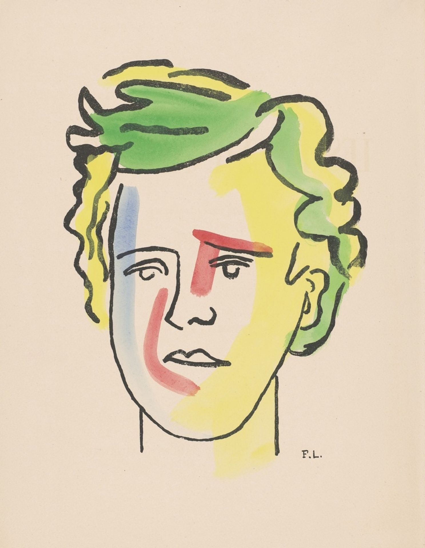 Portrait of Rimbaud by Fernand Léger