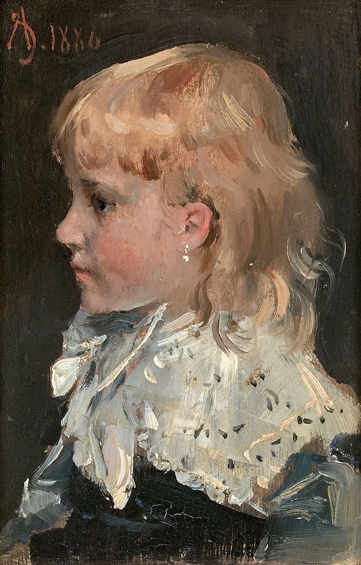 Portrait d’Alice Gamby by Alfred Stevens