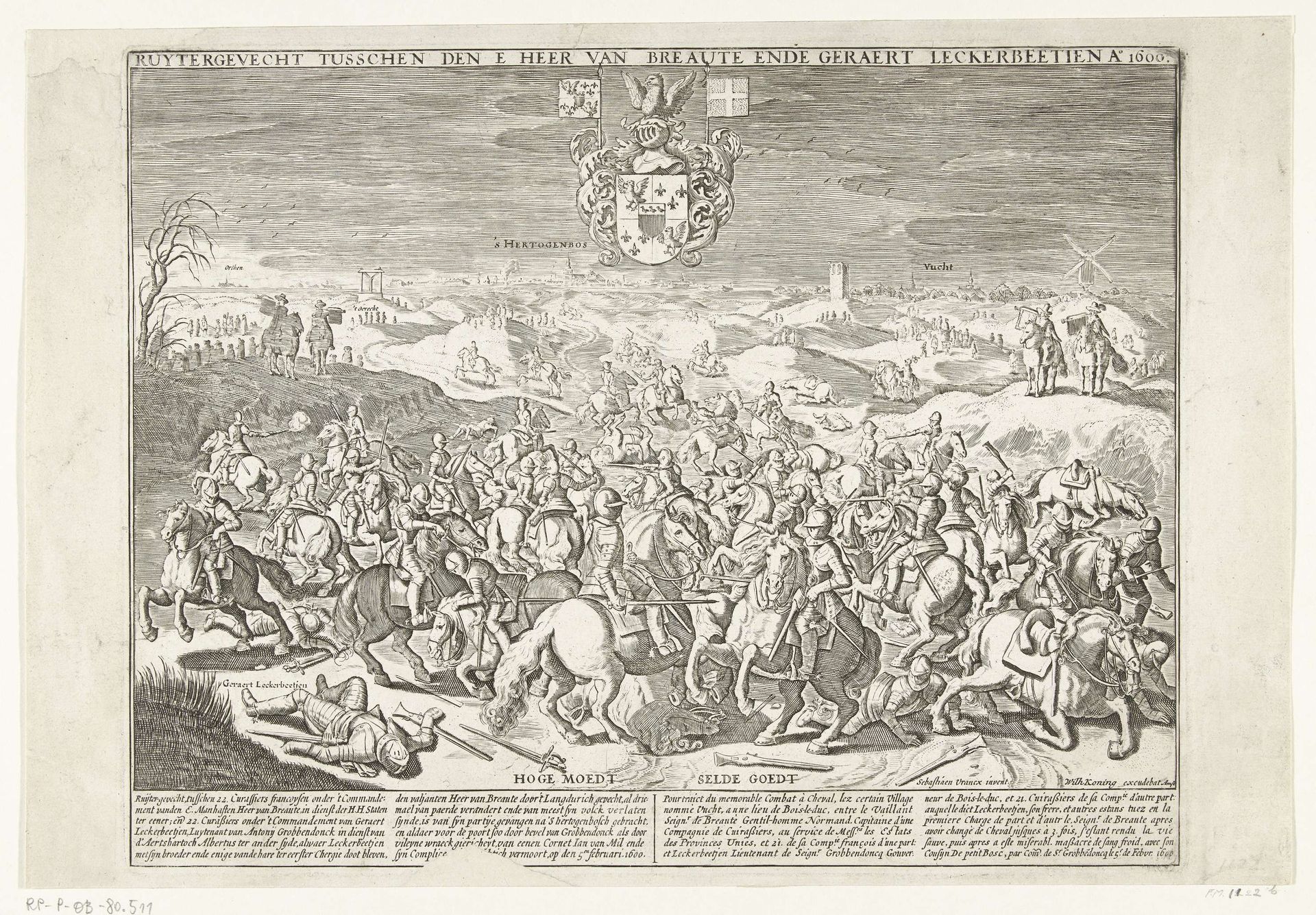 Slag van Lekkerbeetje, 1600 by Anonymous