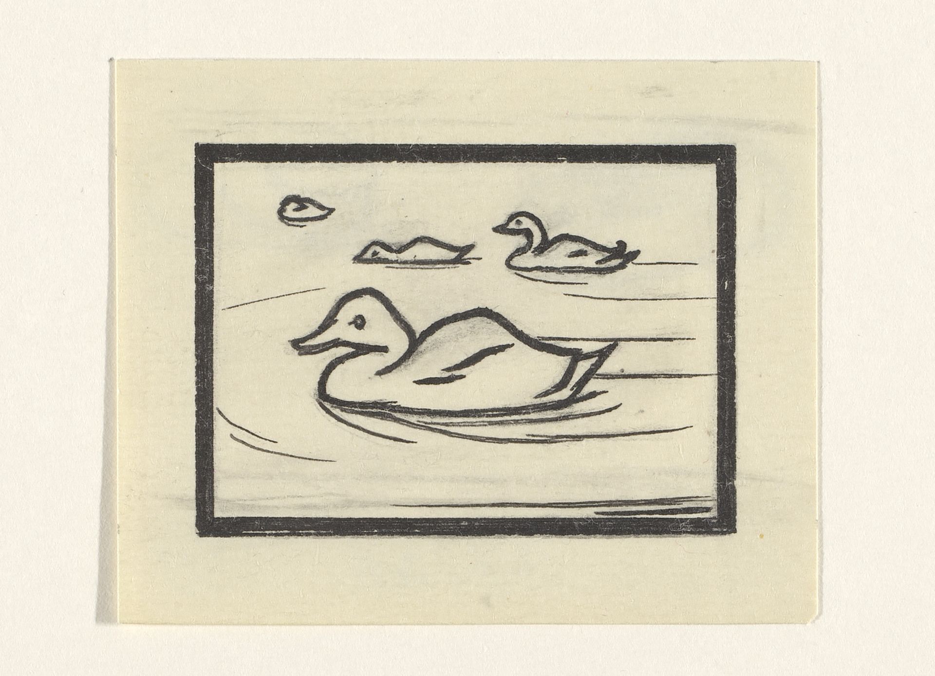 Eenden in het water by Julie de Graag