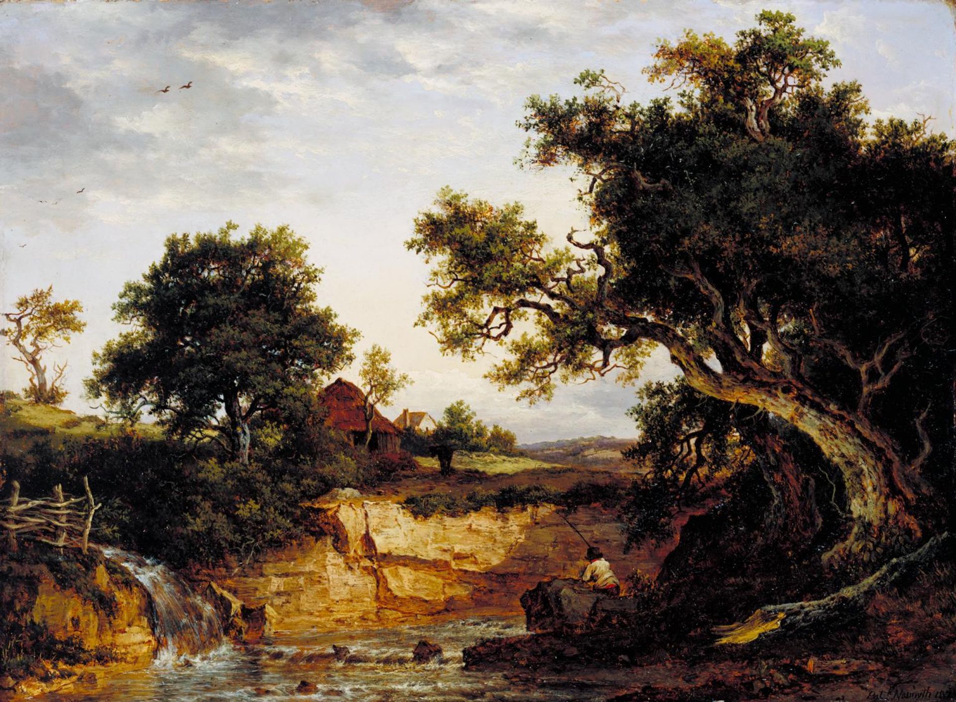 A Landscape (‘The Angler’s Nook’) by Patrick Nasmyth