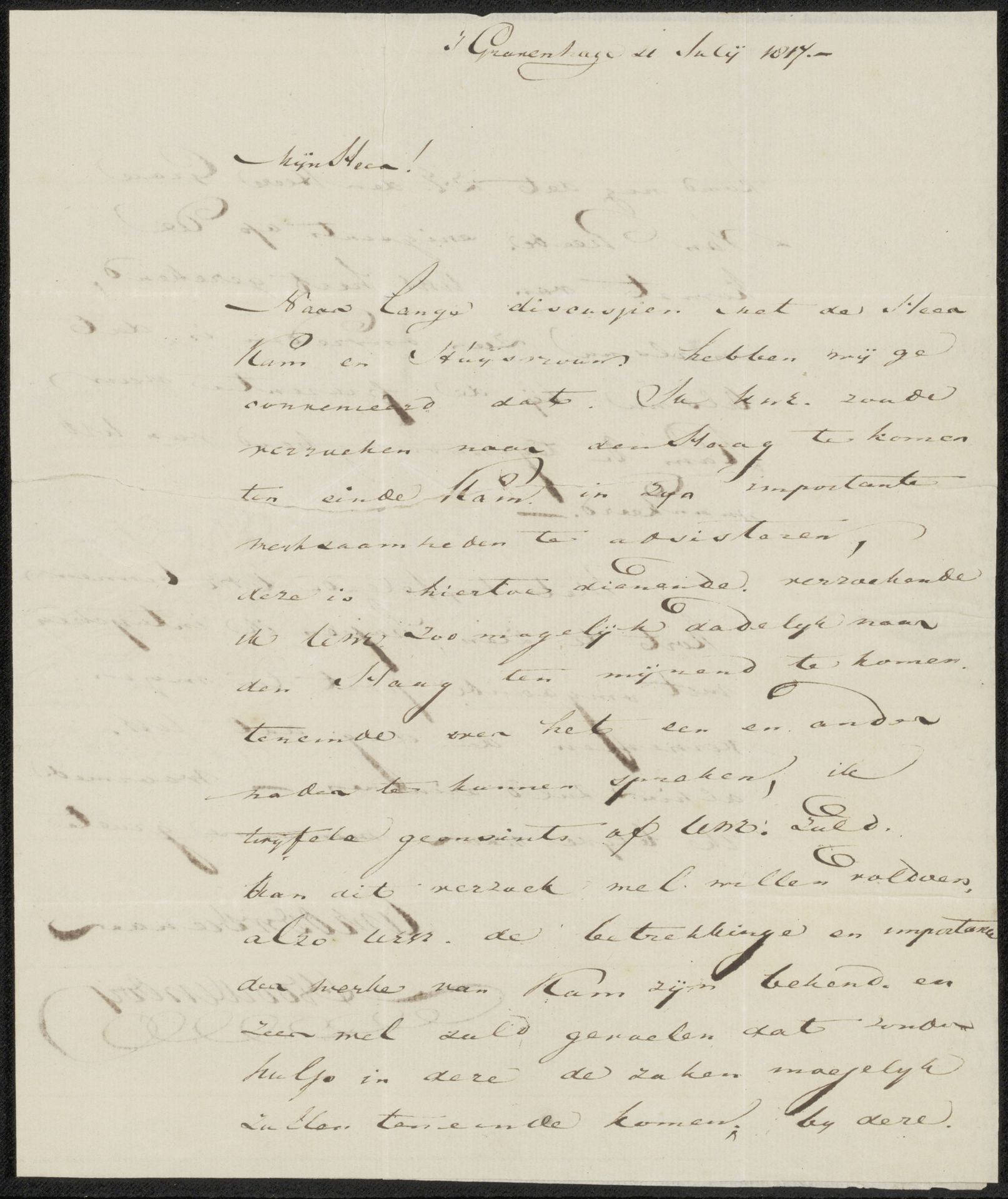 Brief aan onbekend by Adriaan Noordendorp