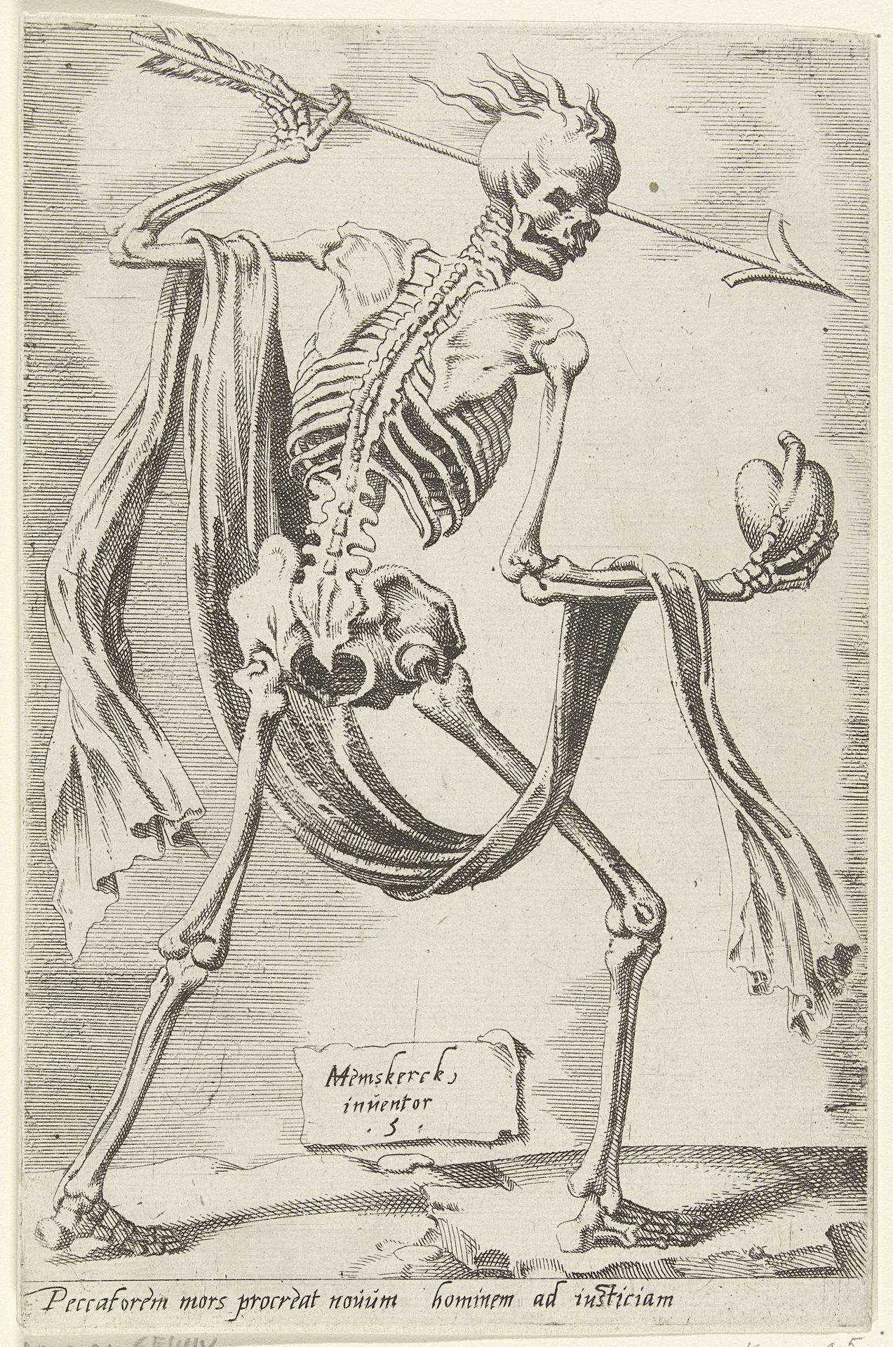 Dood van de zonde brengt een nieuw mens tot leven by Dirck Volckertsz Coornhert