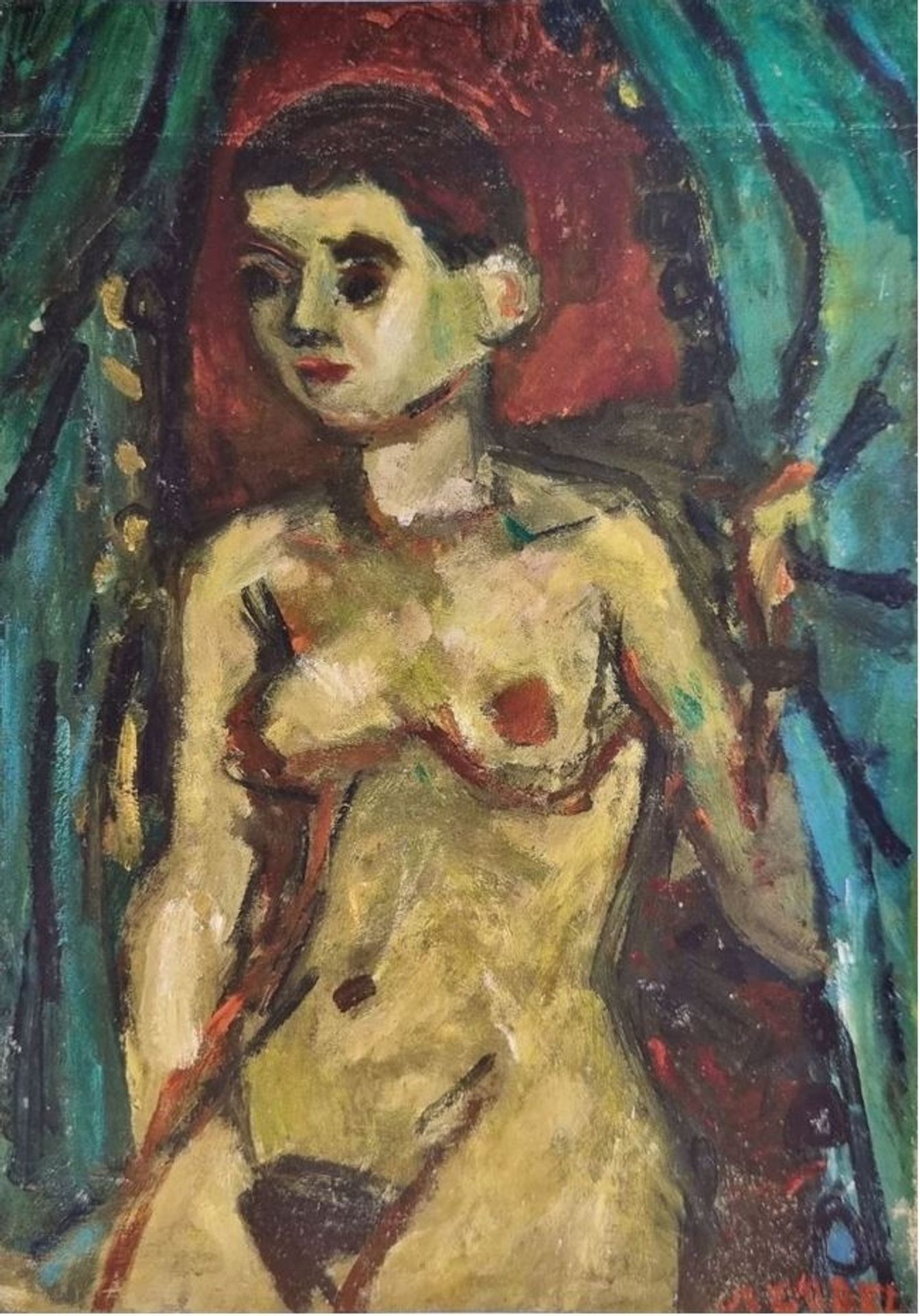 Czóbel Béla Akt 1930 by Bela Czobel