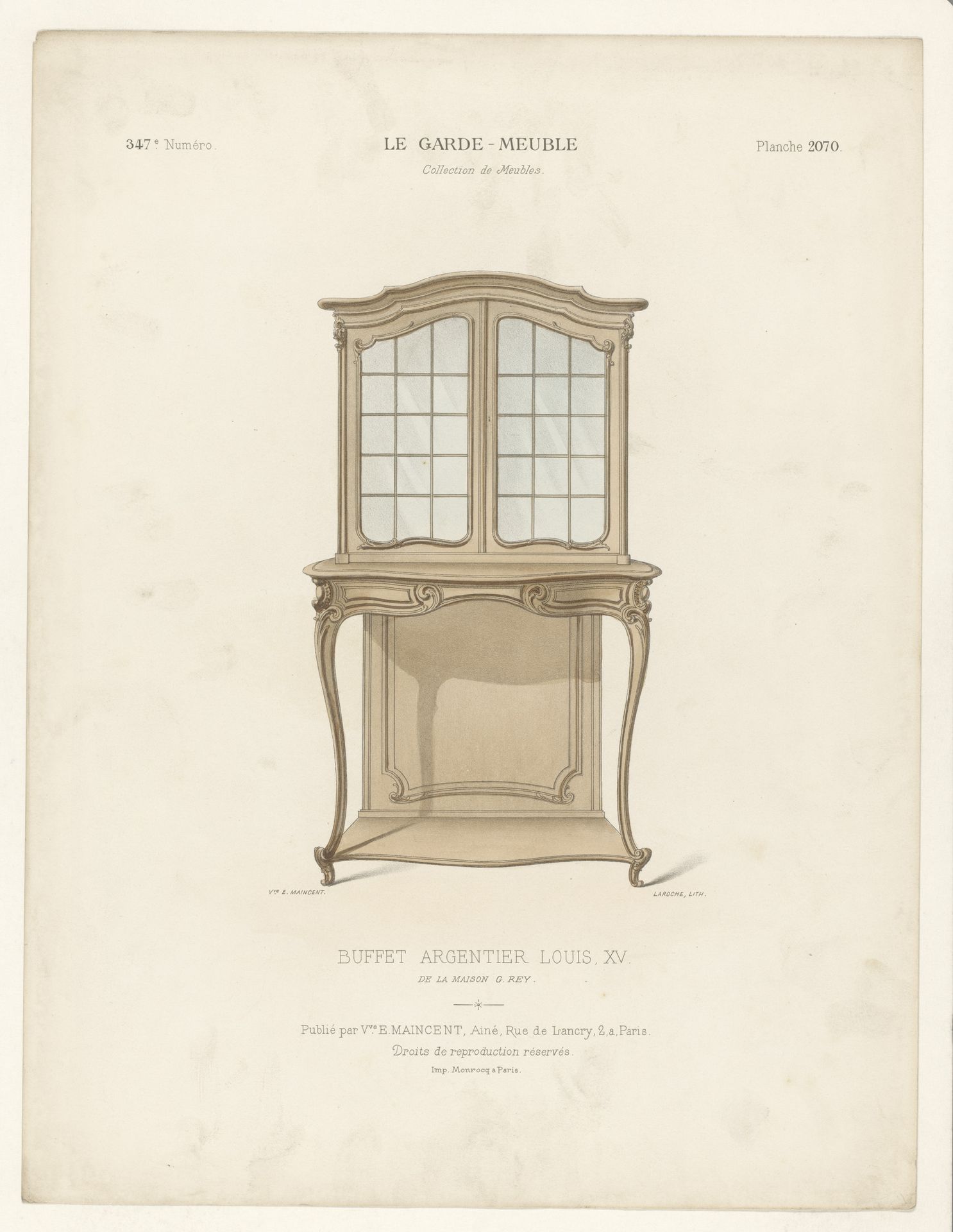 Buffetkast by Léon Laroche