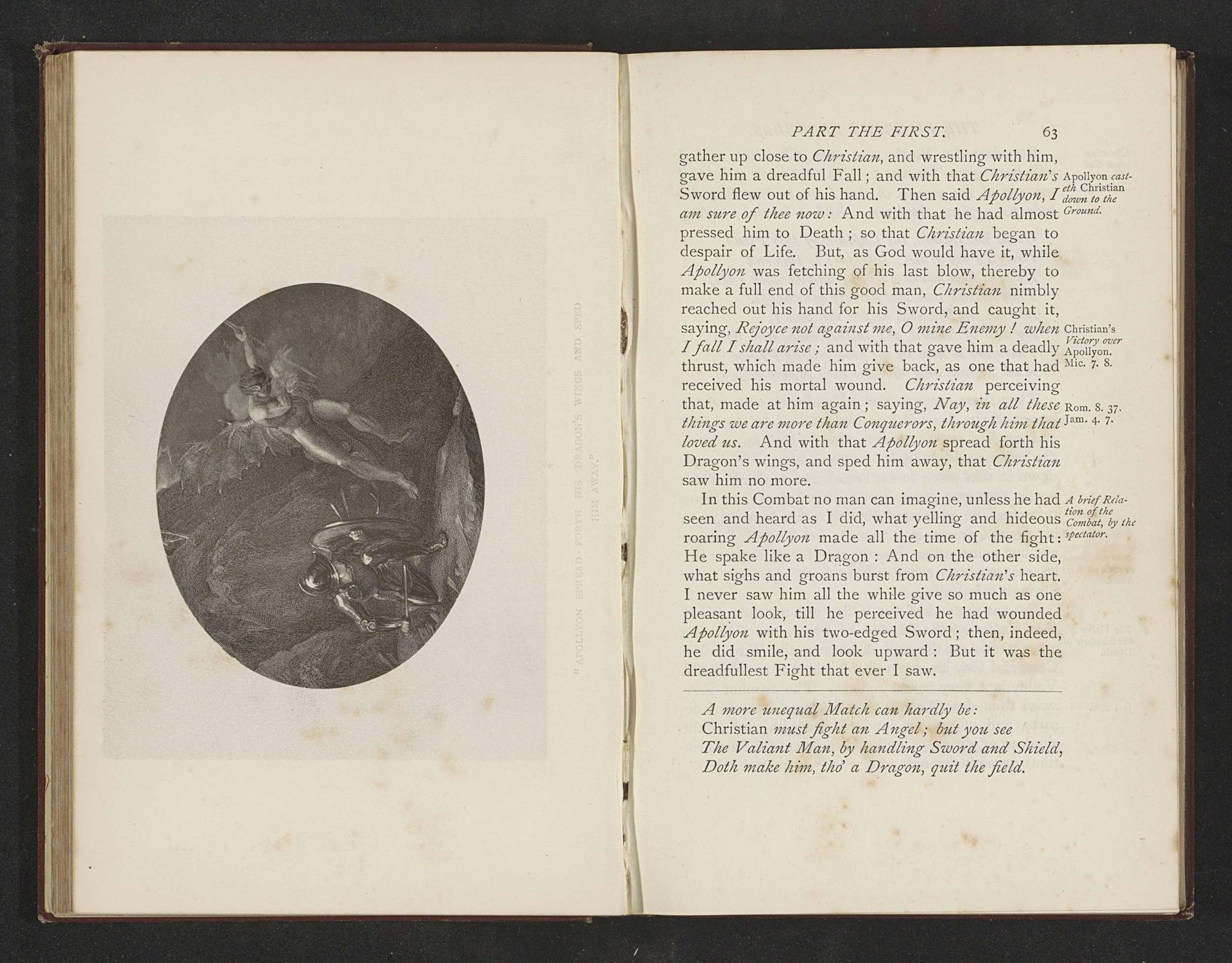 Fotoreproductie van een illustratie door Thomas Stothard voor Eens Christens reize naar de Eeuwigheid door John Bunyan by Anonymous