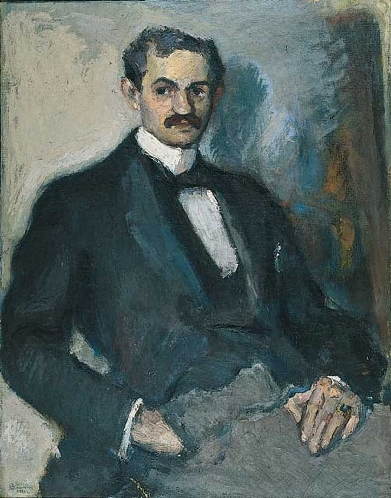 Portrait of a man by George Bouzianis