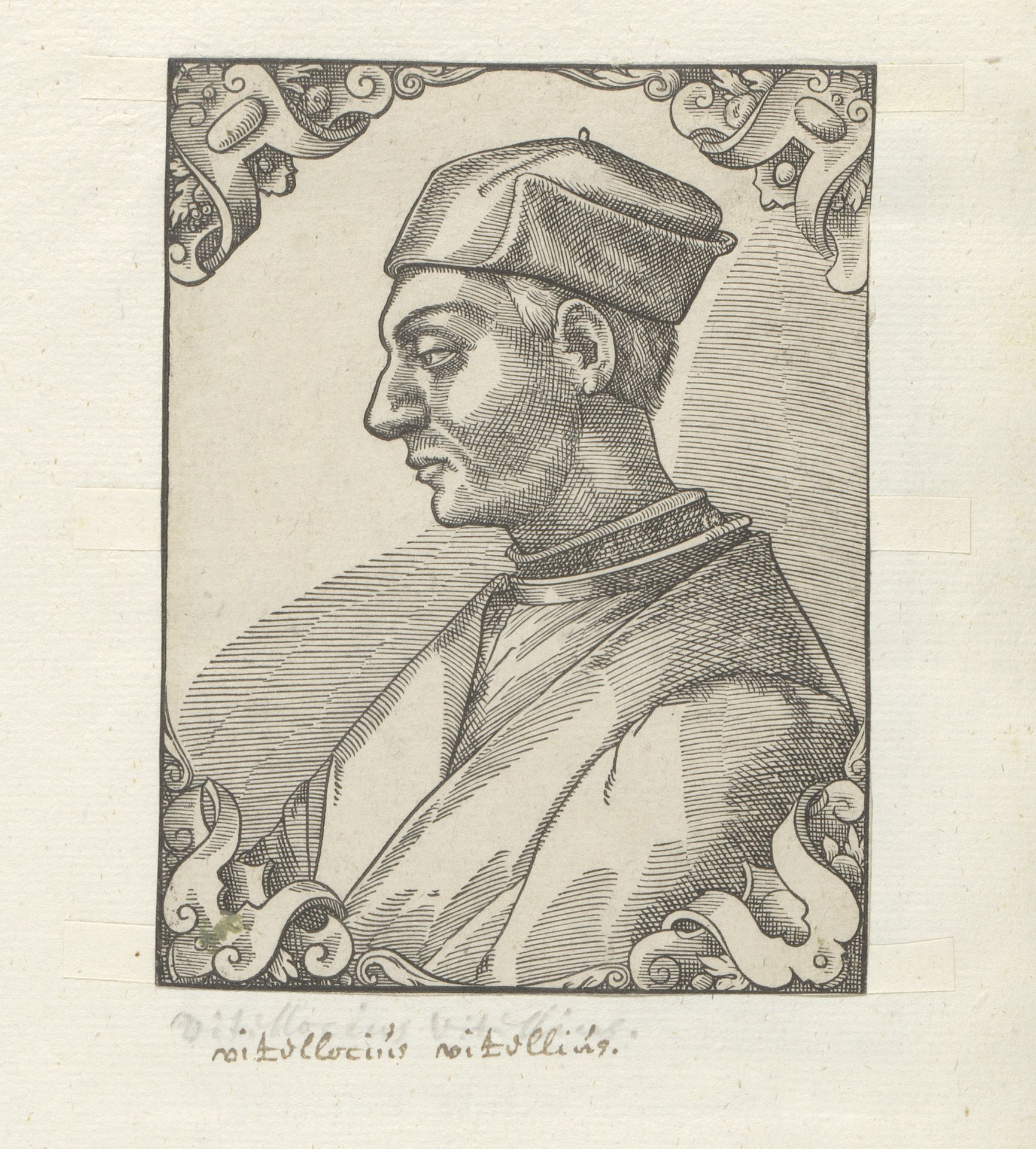 Portret van Vitellocius Vitellius by Anonymous