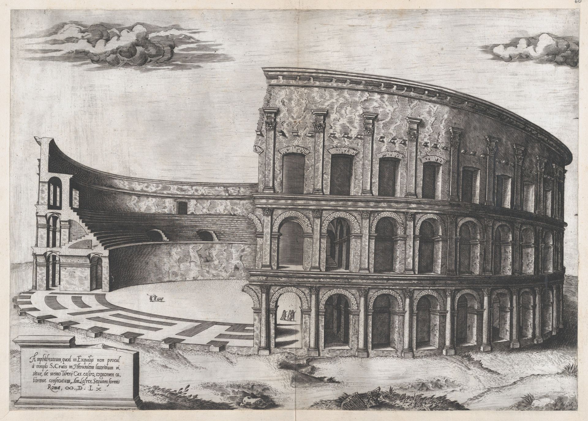 Speculum Romanae Magnificentiae: Amphiteathrum Castrense by Anonymous