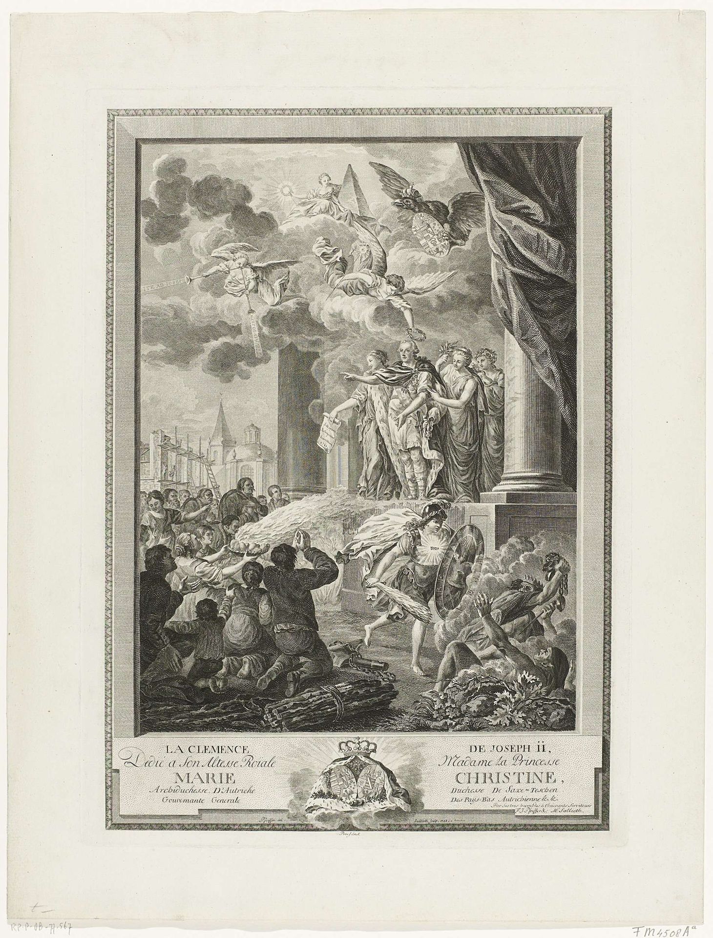 Clementie van keizer Jozef II aan de protestanten, 1783 by Mathias de Sallieth