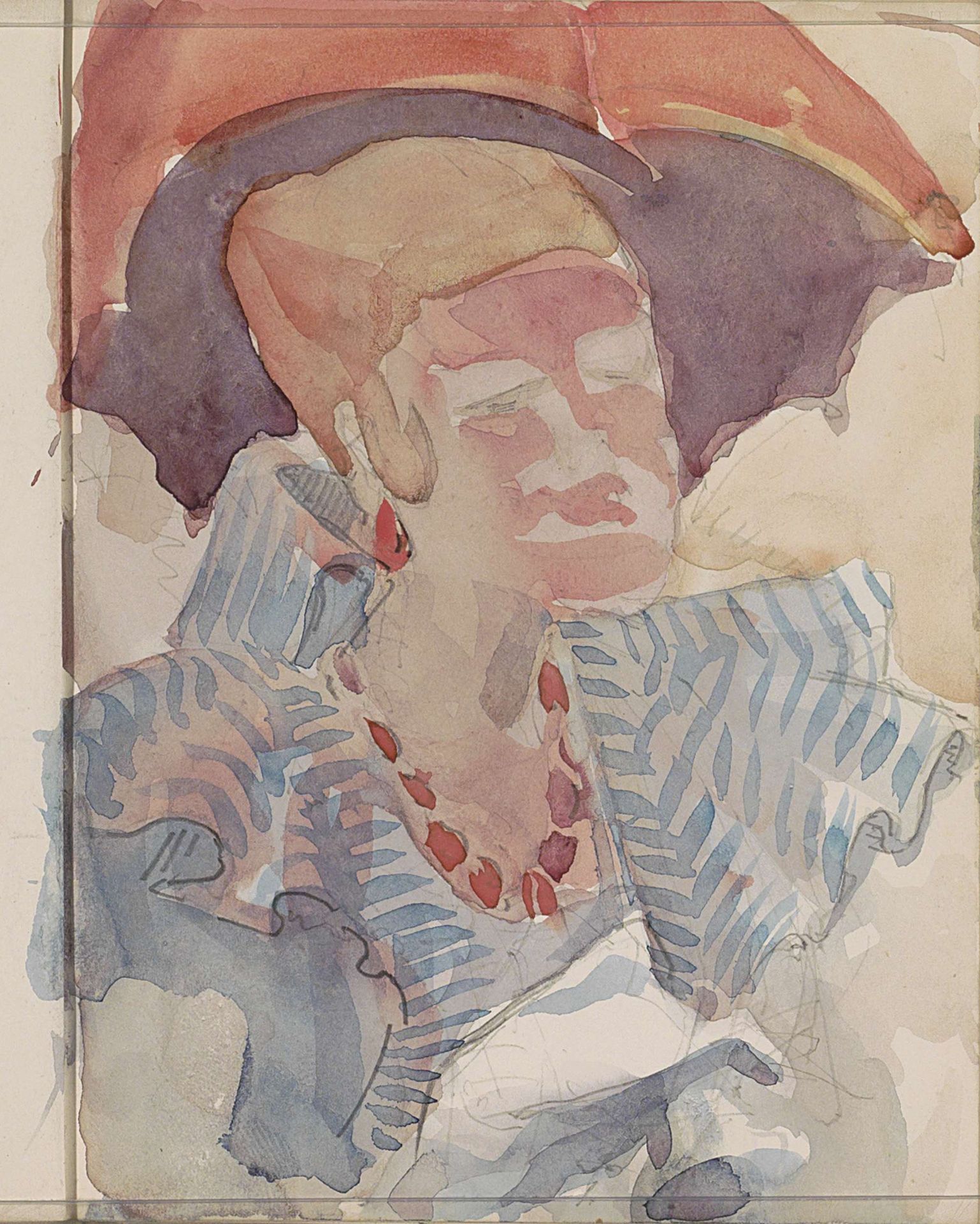 Vrouw met een parasol by Reijer Stolk