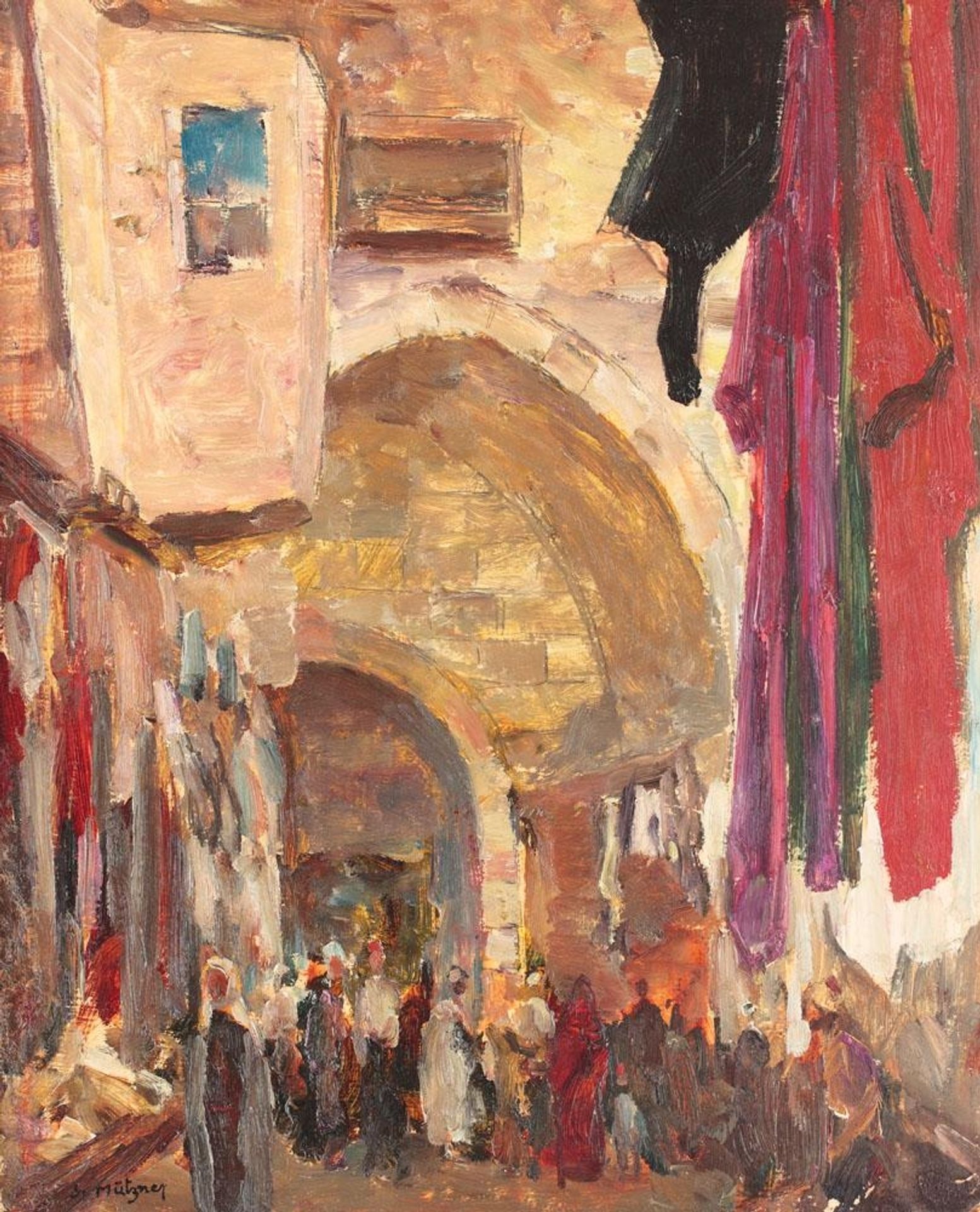 Quarter in Tunis by Samuel Mutzner