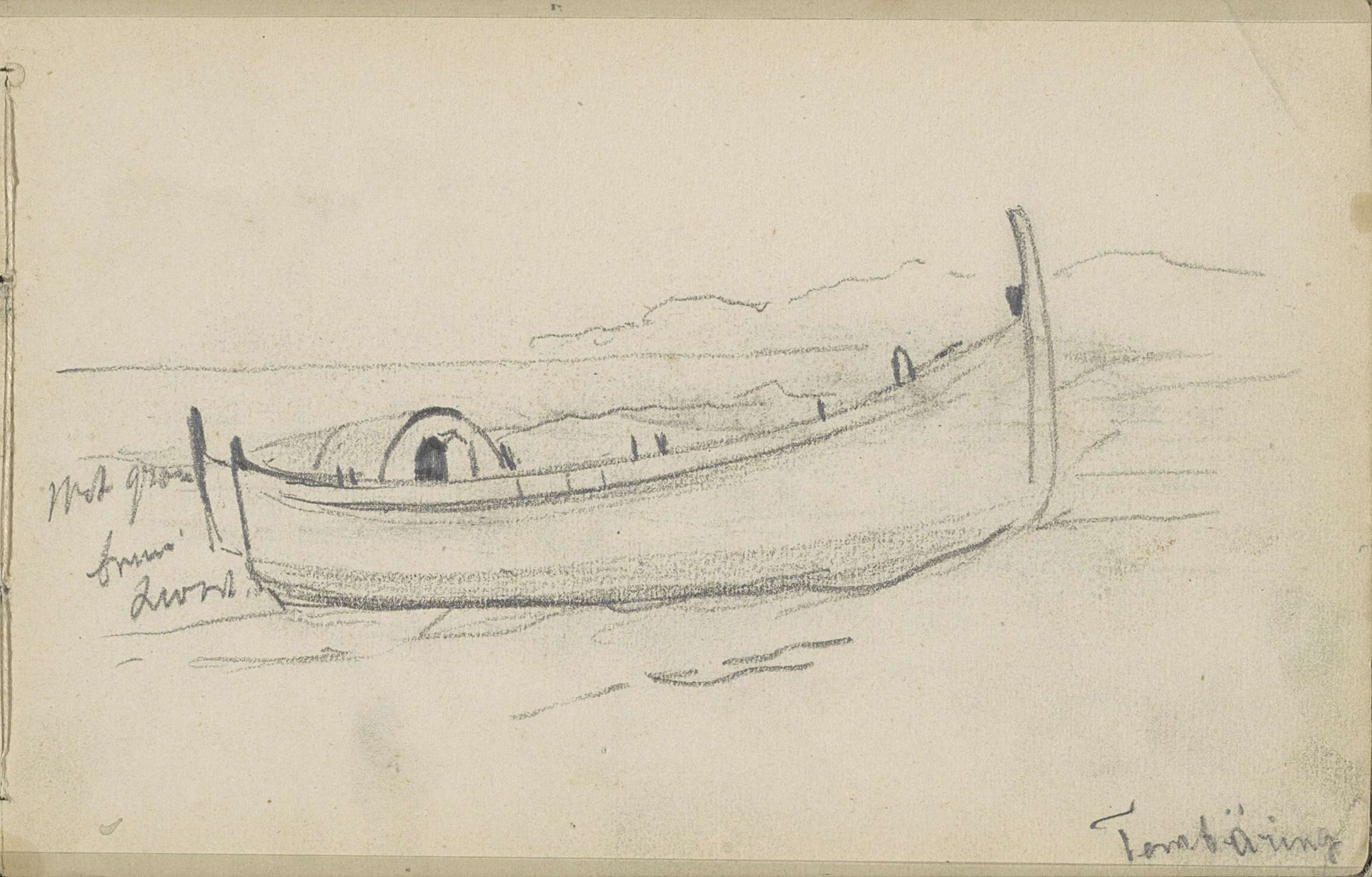 Boten op het land by Louis Apol
