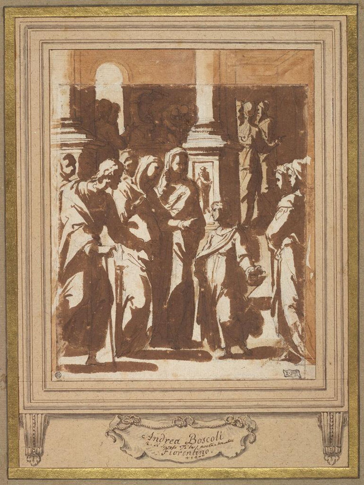 Christ in the Temple by Andrea Boscoli