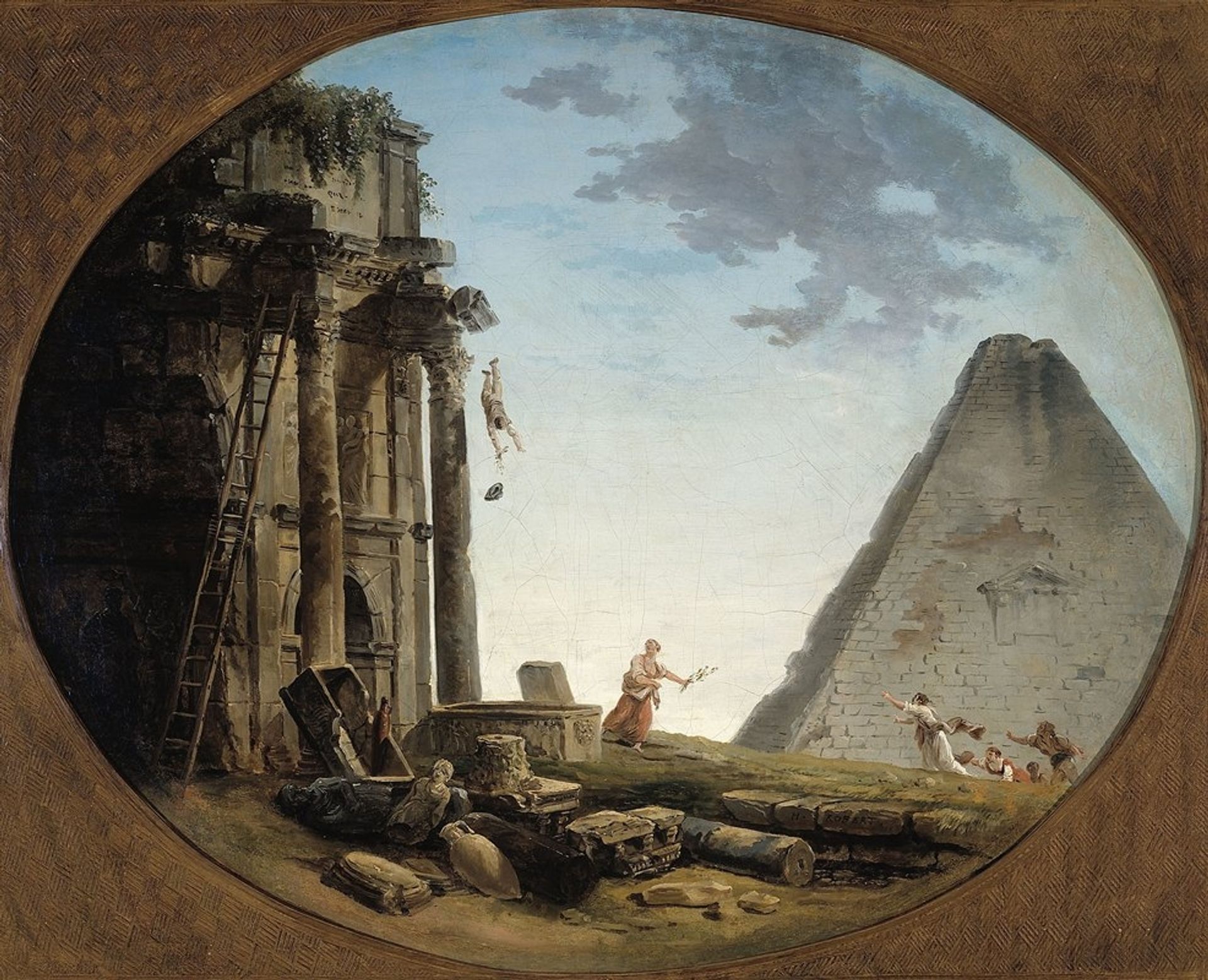 L’Accident by Hubert Robert