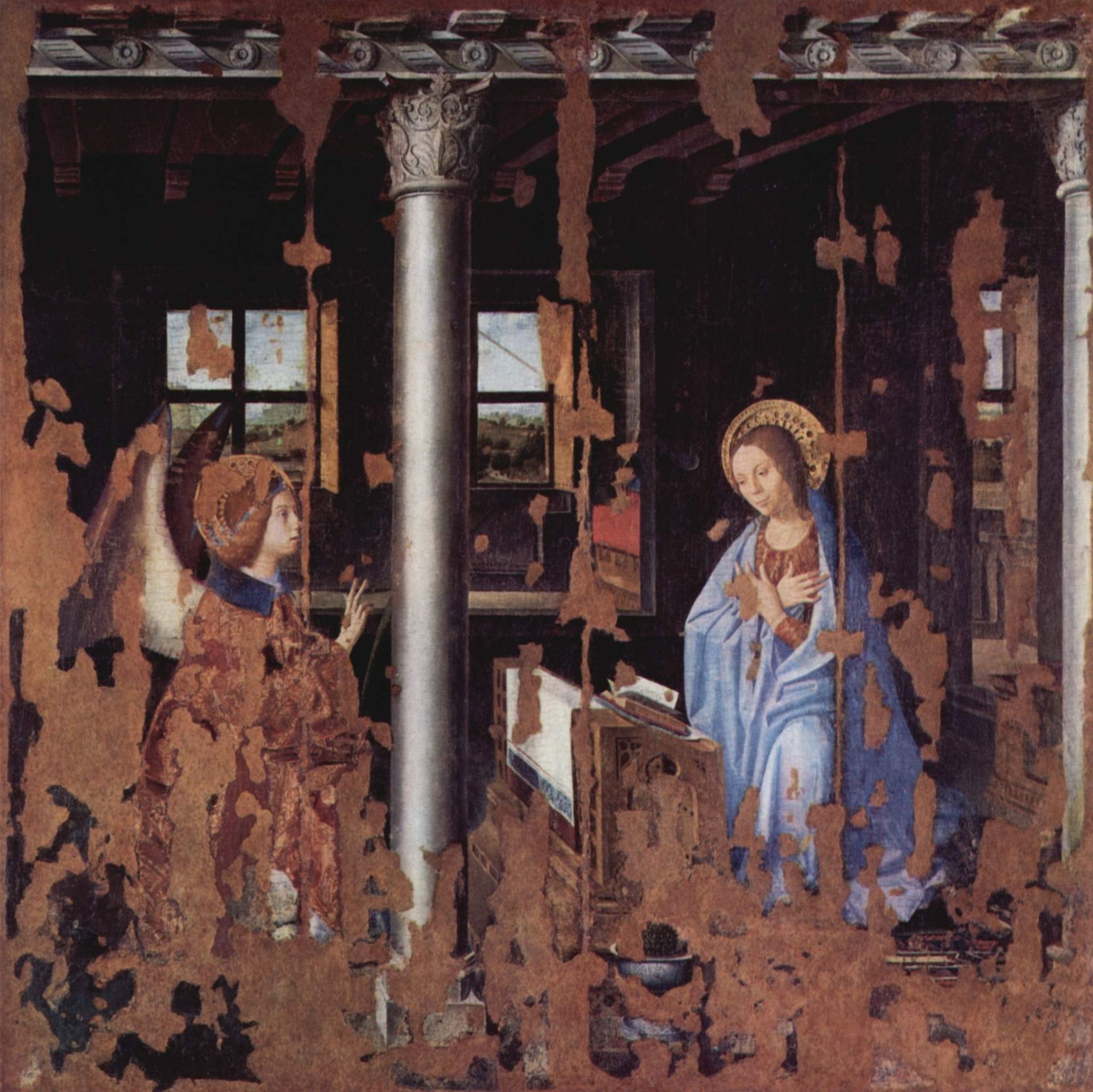 Annunciation by Antonello da Messina