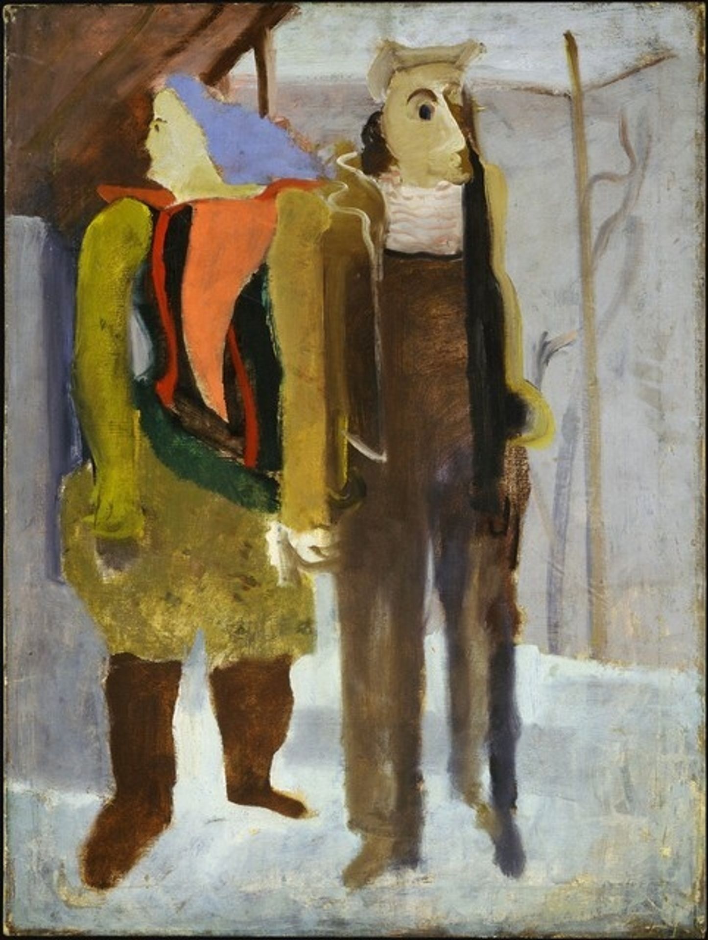 Untitled (man and woman holding hands) by Mark Rothko