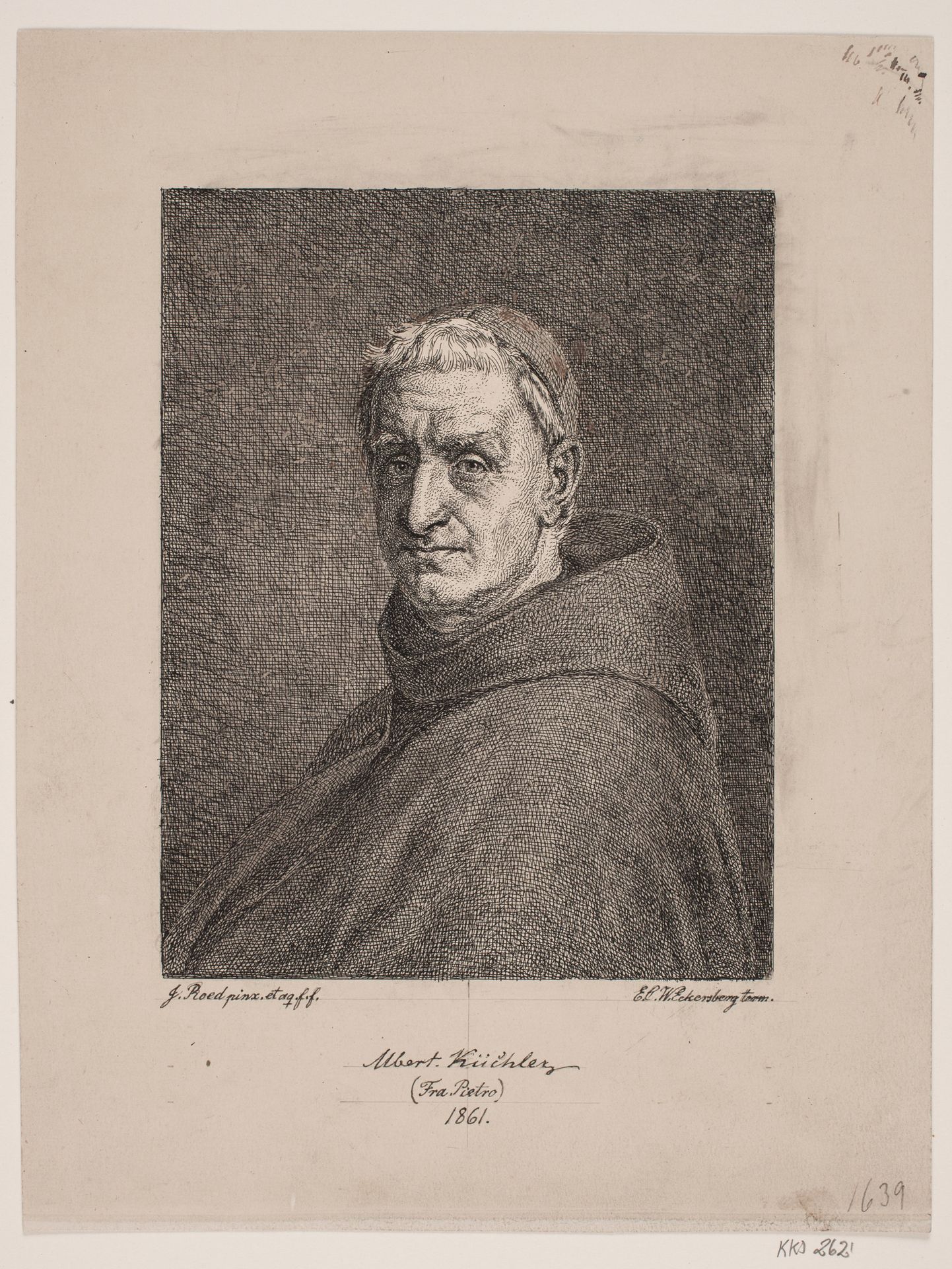 Albert Küchler by Erling Eckersberg
