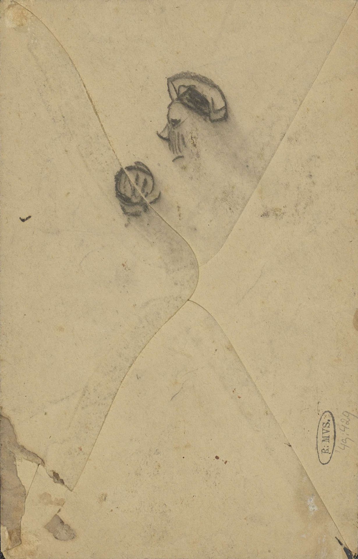 Twee vrouwenhoofden by George Hendrik Breitner