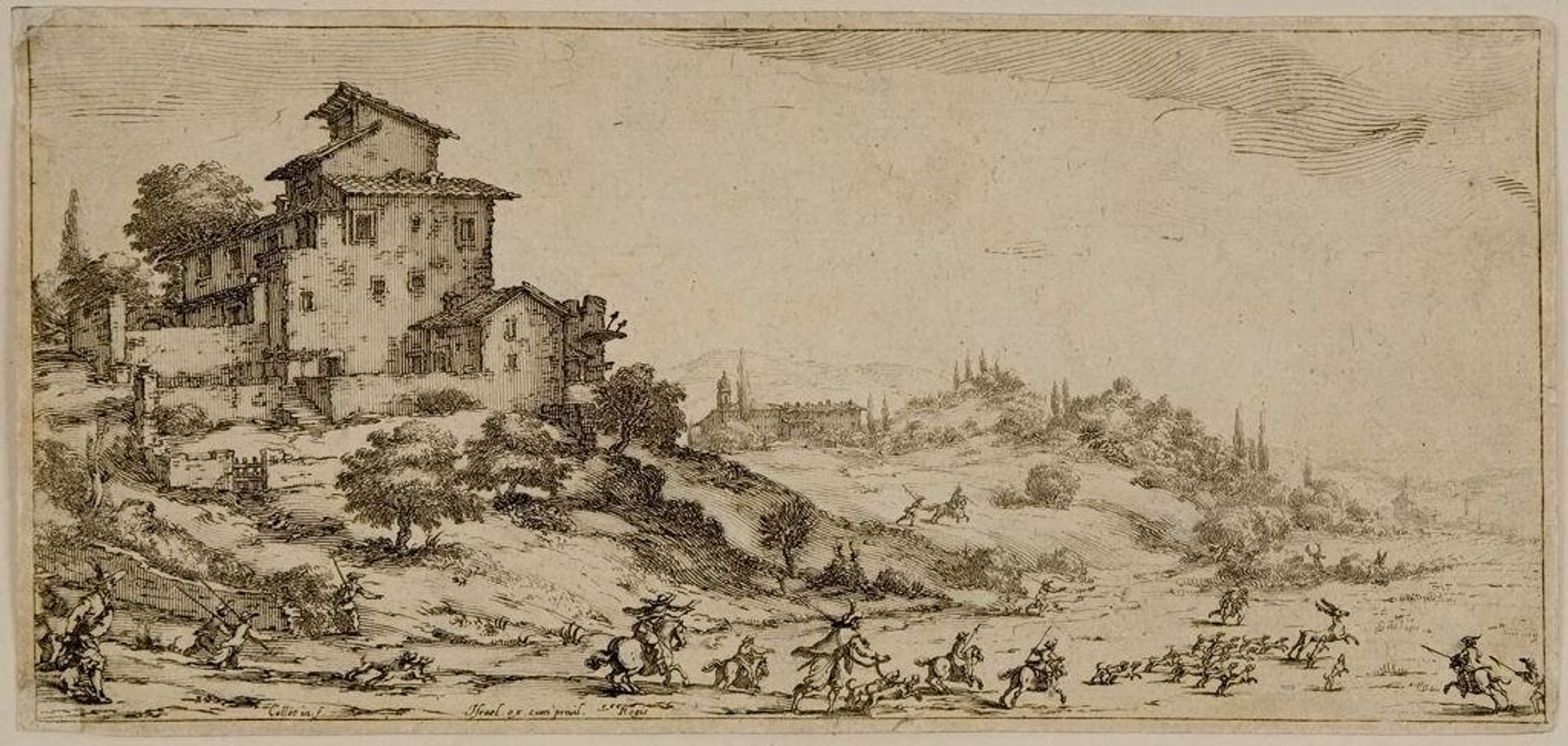 Stag Hunt by Jacques Callot