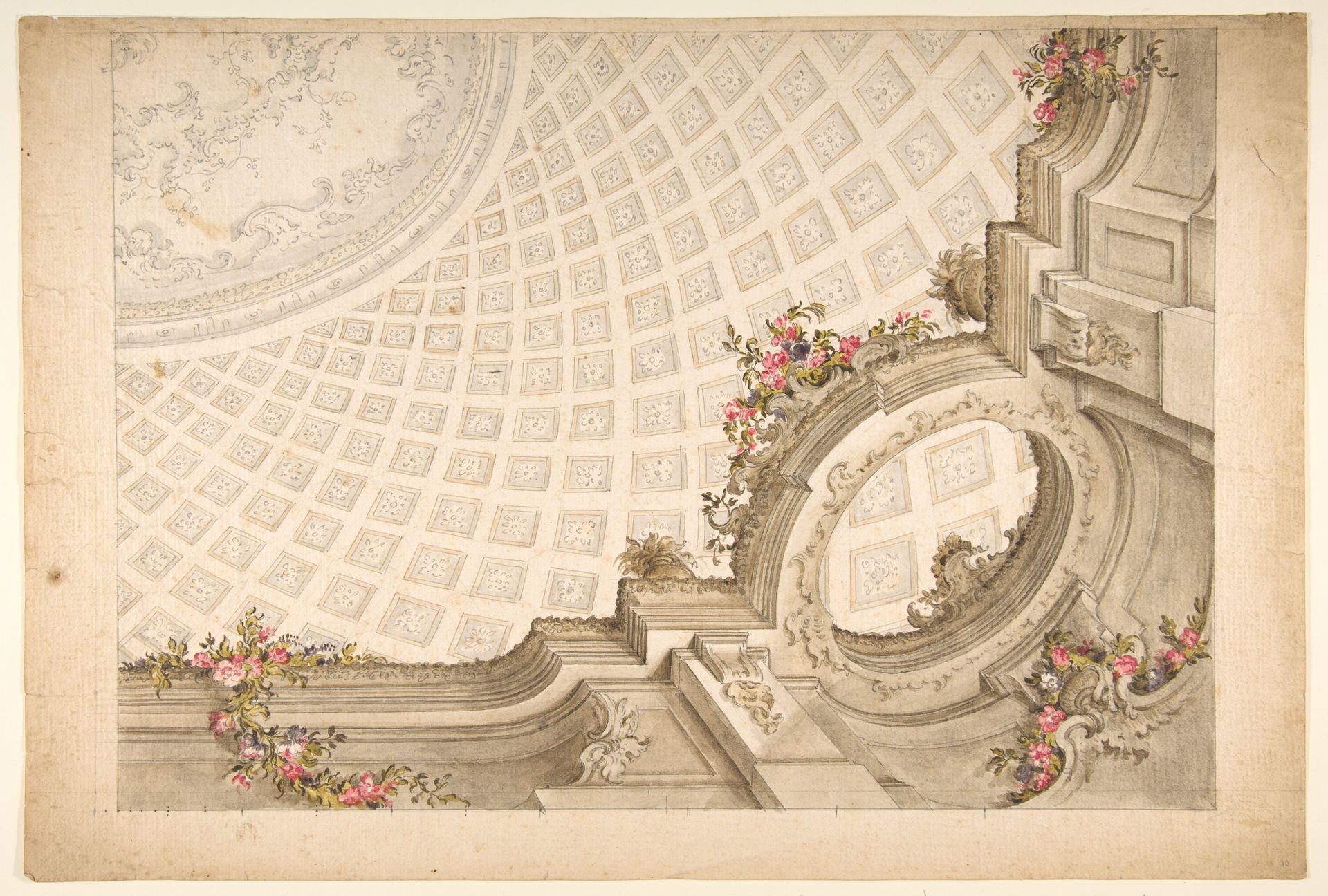 Design for a Cupola Decoration by Giovanni Antonio Torricelli